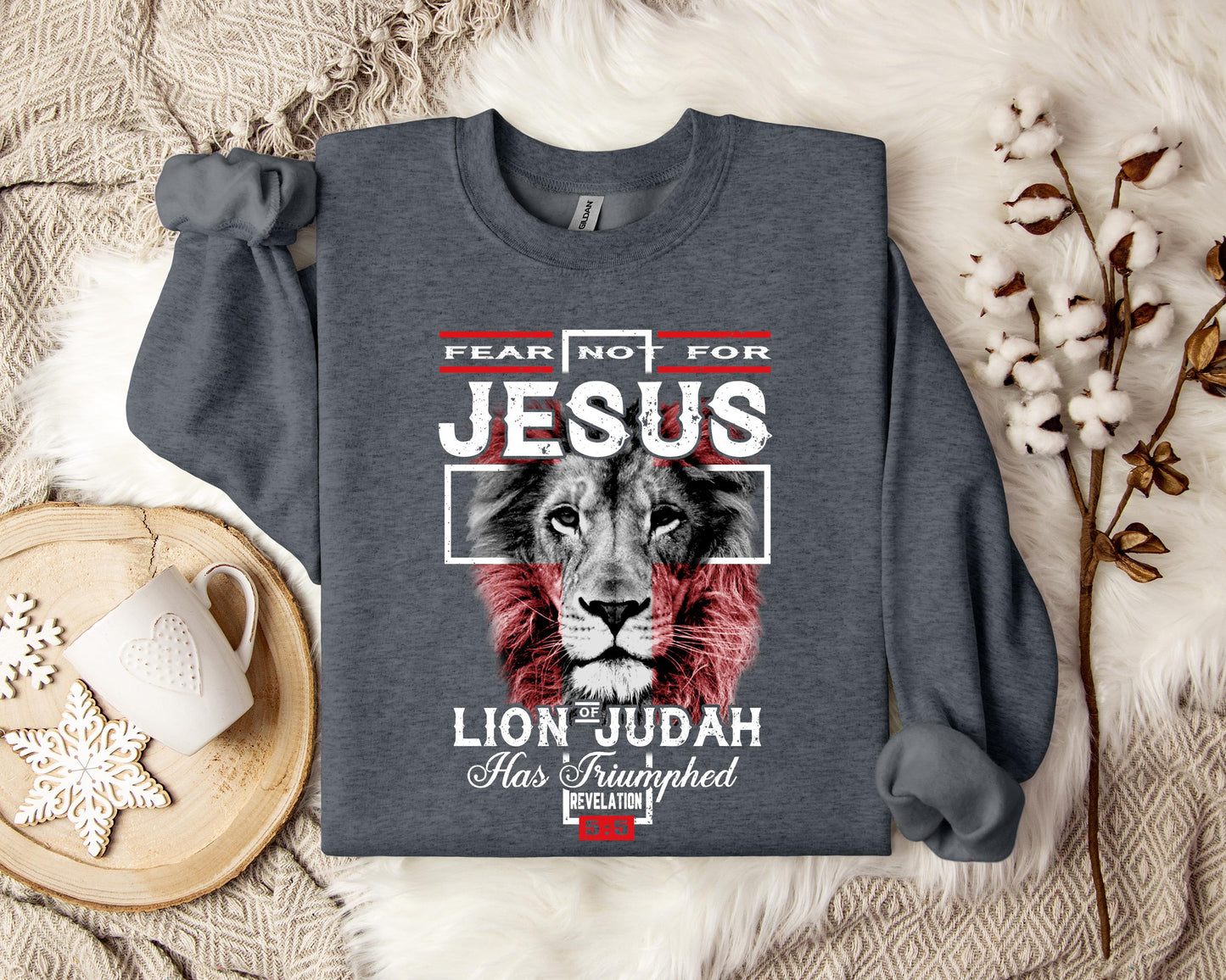 Lion Of Judah Revelation 55 Sweatshirt