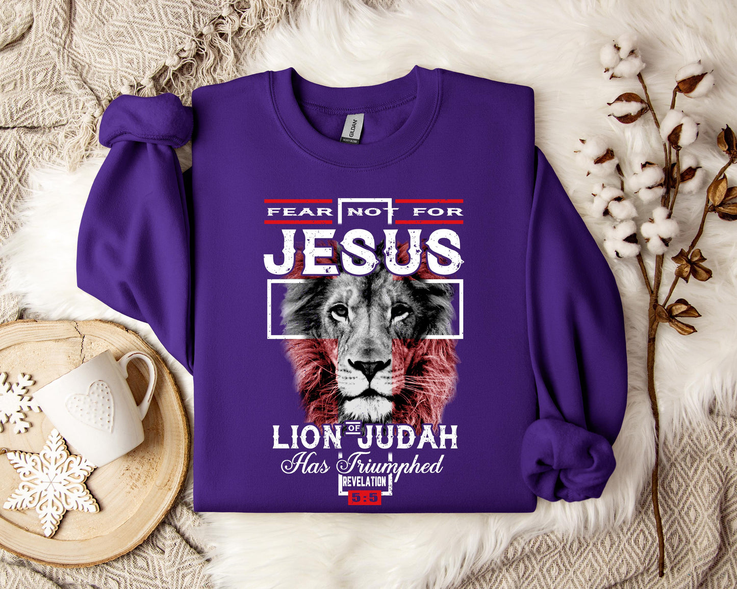 Lion Of Judah Revelation 55 Sweatshirt