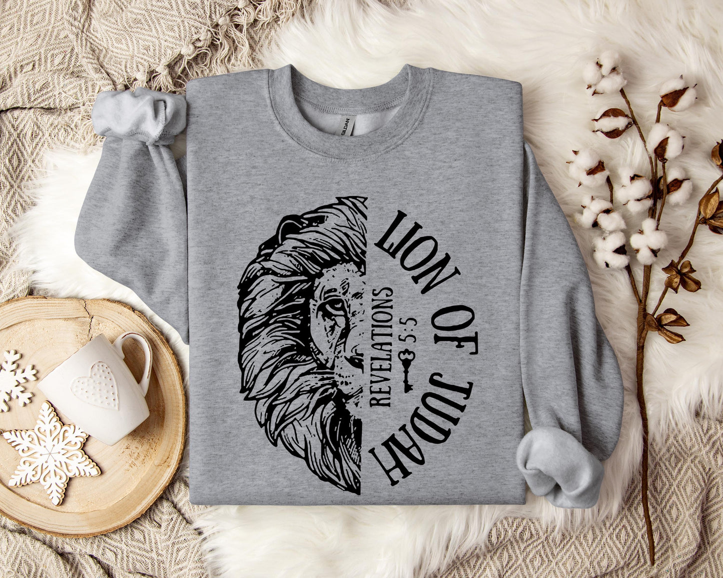 Lion Of Judah Revelations 5.5 Sweatshirt