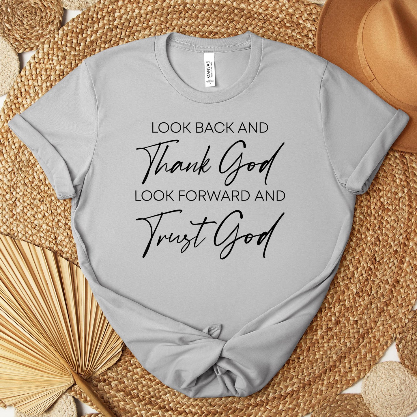Look Back And Thank God Look Forward And Trust God 01 Premium T-shirt