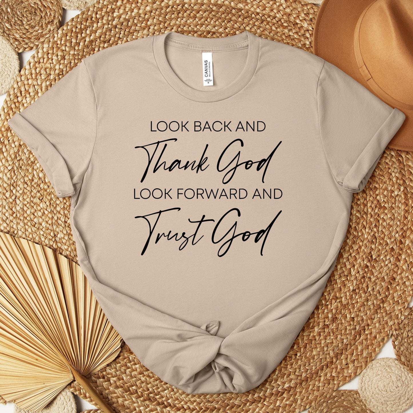 Look Back And Thank God Look Forward And Trust God 01 Premium T-shirt