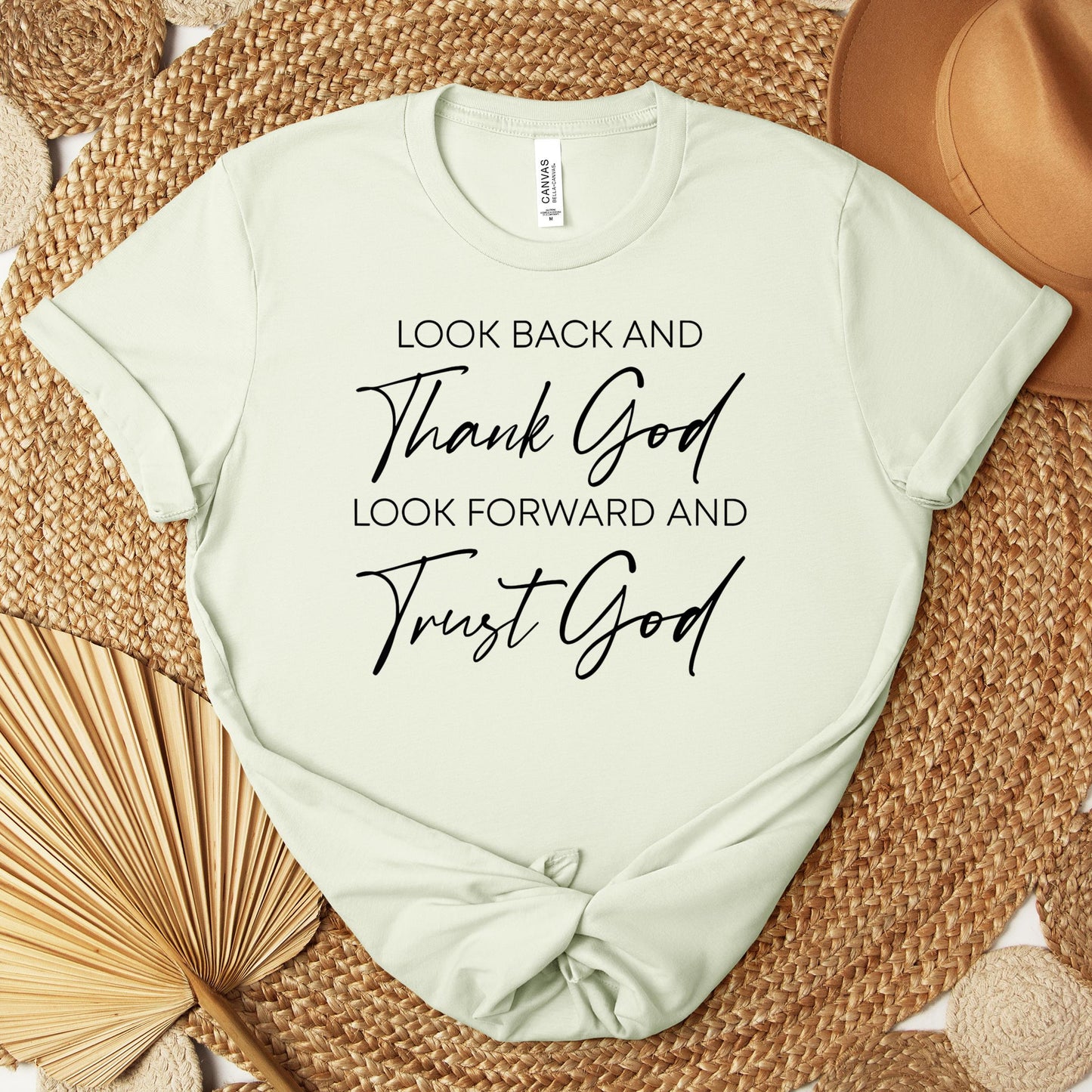 Look Back And Thank God Look Forward And Trust God 01 Premium T-shirt