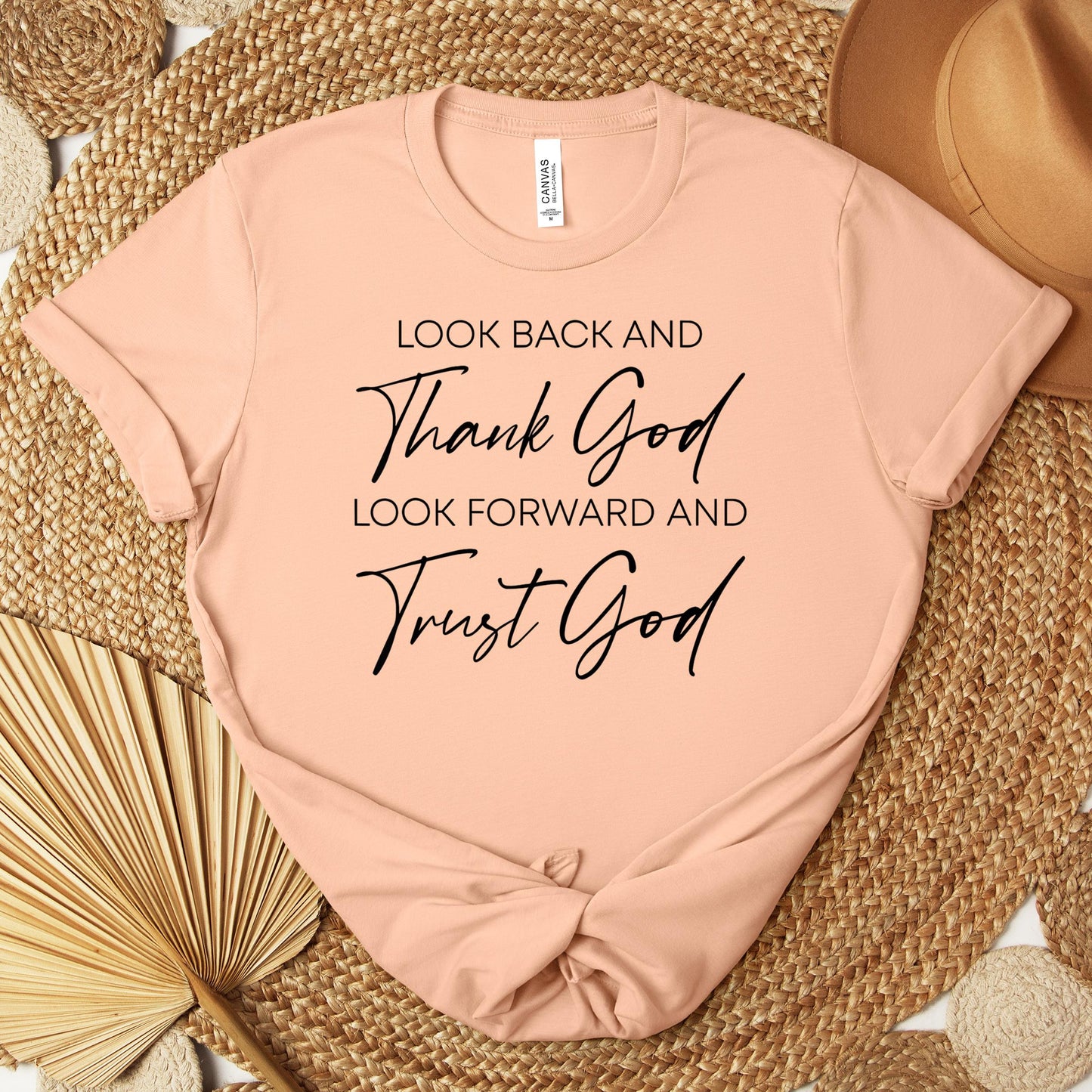 Look Back And Thank God Look Forward And Trust God 01 Premium T-shirt