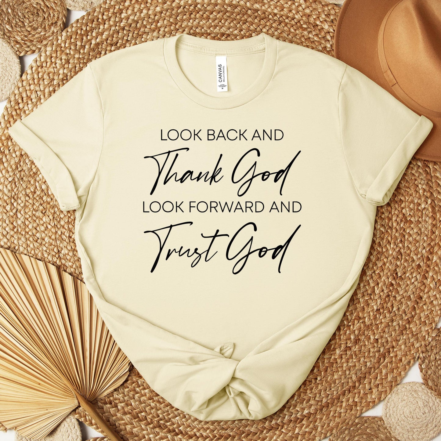 Look Back And Thank God Look Forward And Trust God 01 Premium T-shirt