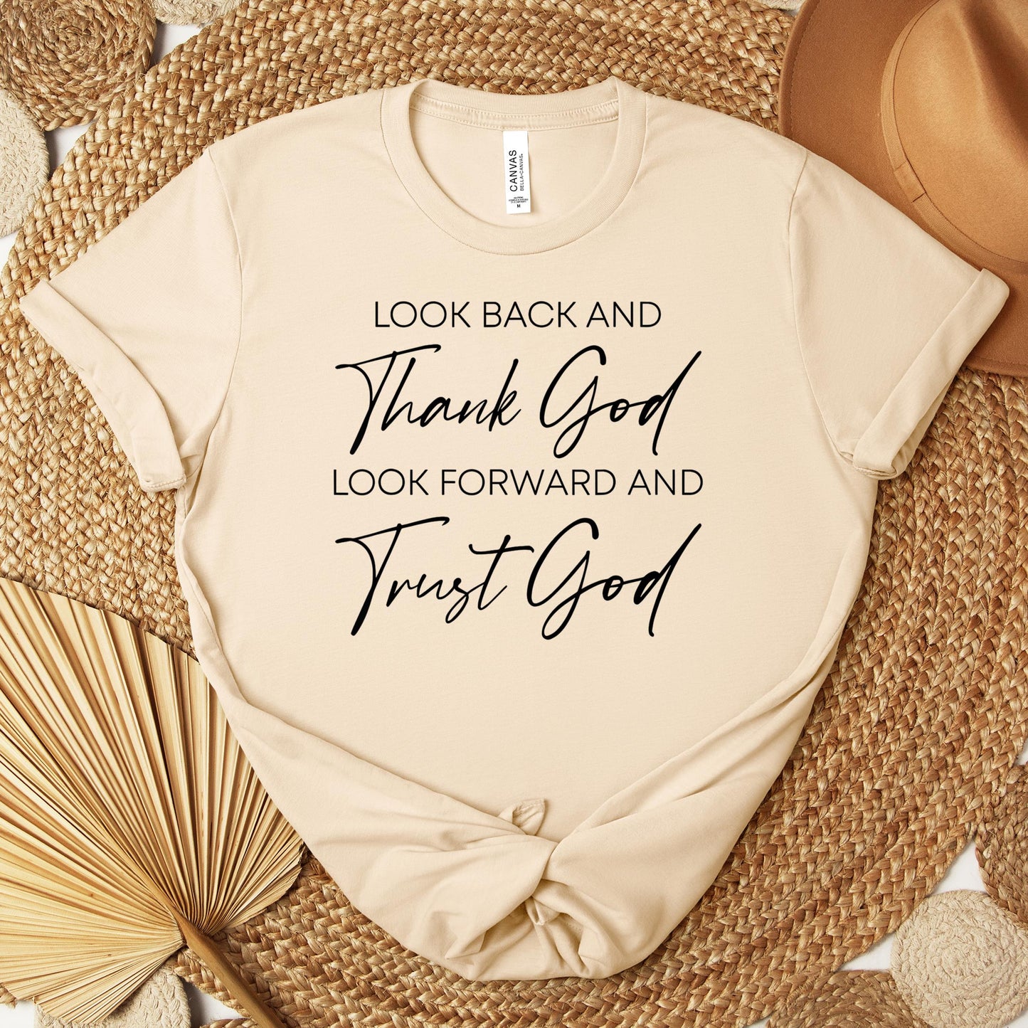 Look Back And Thank God Look Forward And Trust God 01 Premium T-shirt