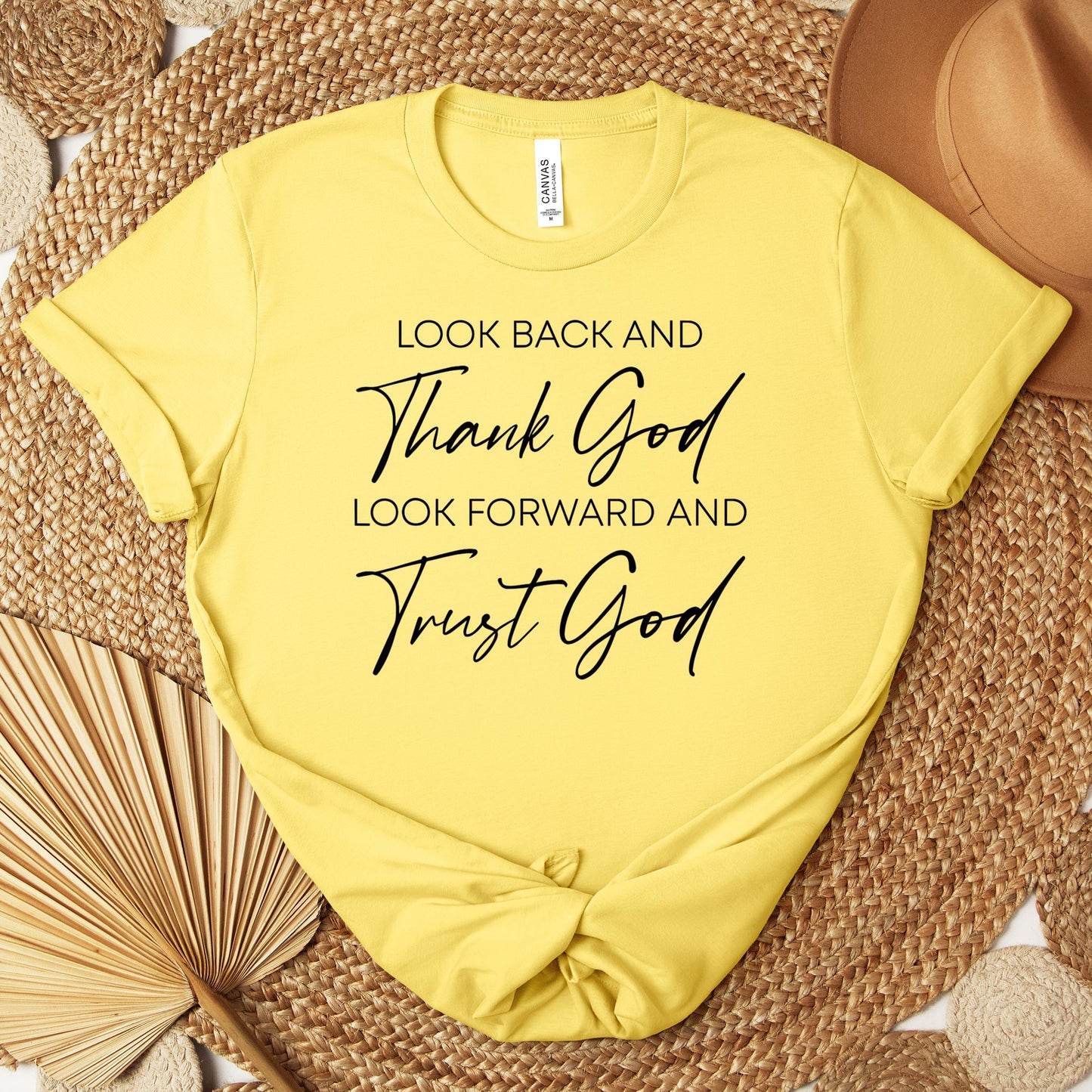 Look Back And Thank God Look Forward And Trust God 01 Premium T-shirt