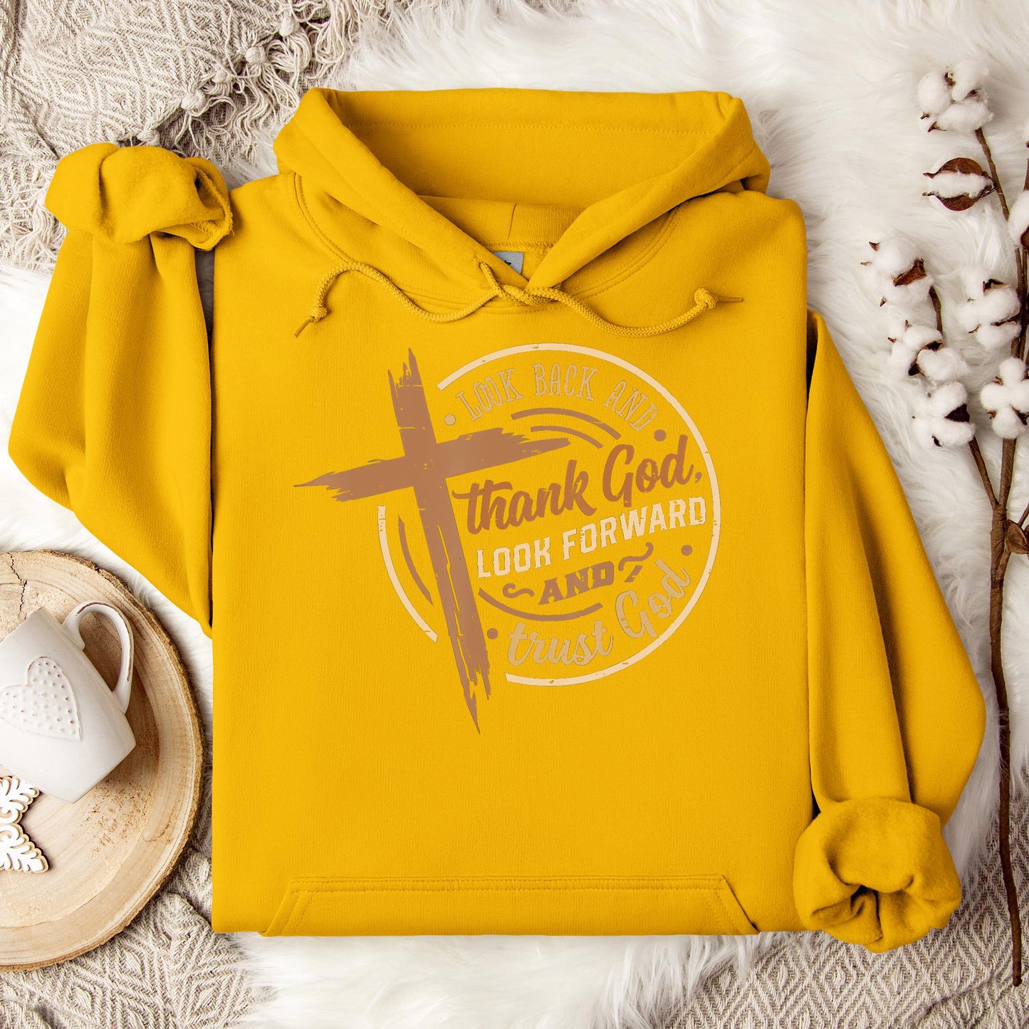 Look Back And Thank God Look Forward And Trust God 04 Hoodie