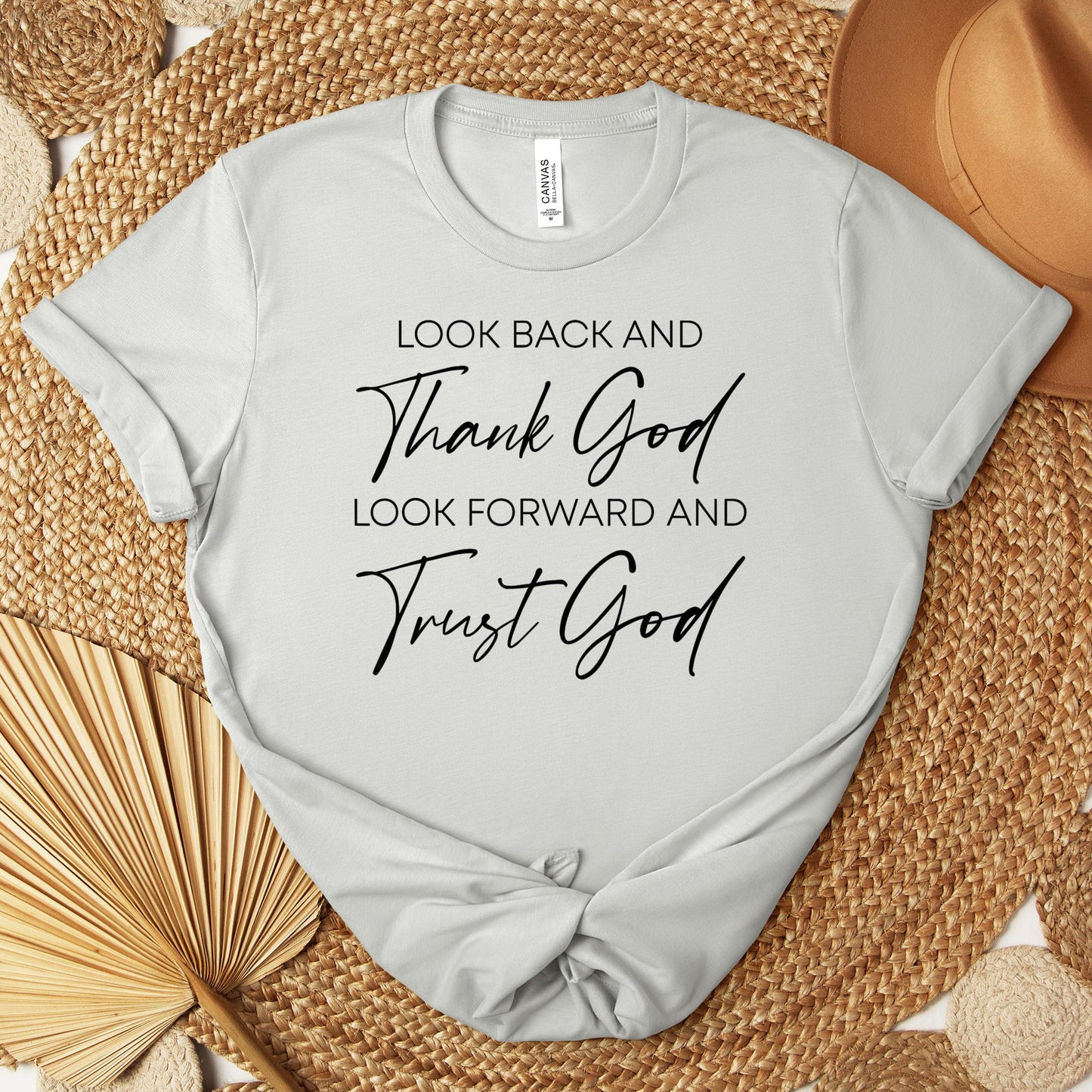 Look Back And Thank God Look Forward And Trust God 01 Premium T-shirt