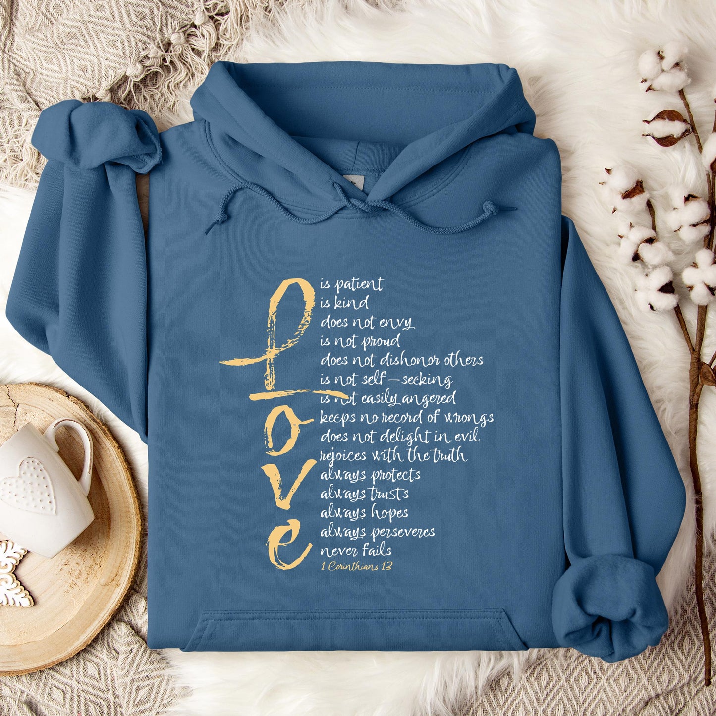 Love 1 Corinthians 13 Hoodie