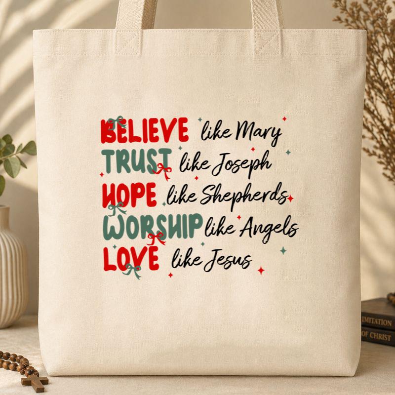 Love Like Jesus Christmas 06 Tote Bag