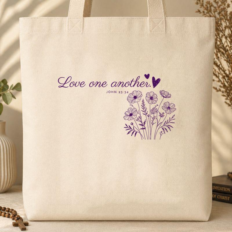 Love One Another John 23.34 Tote Bag