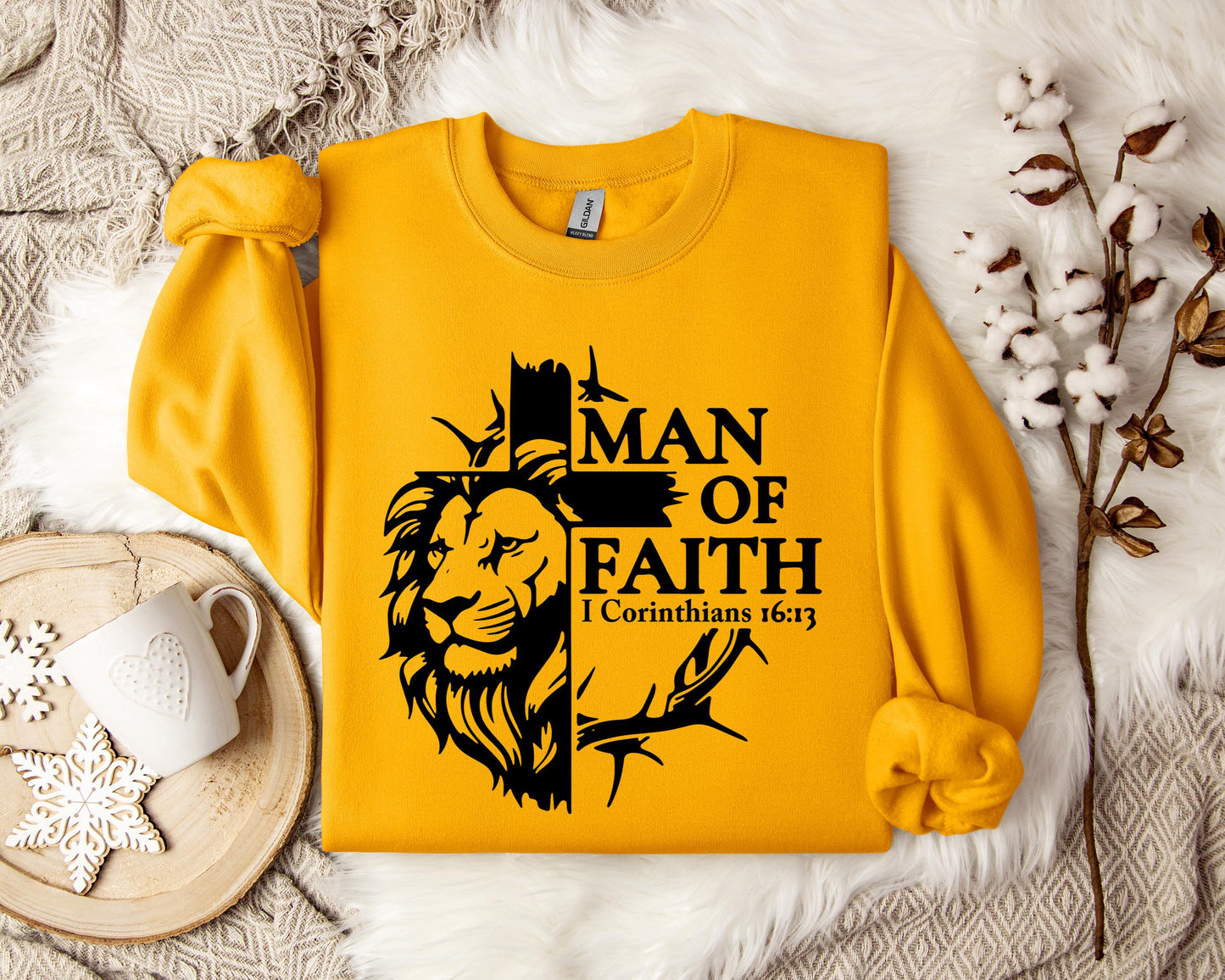 Man Of Faith 1 Corinthians 16.13 2 Sweatshirt