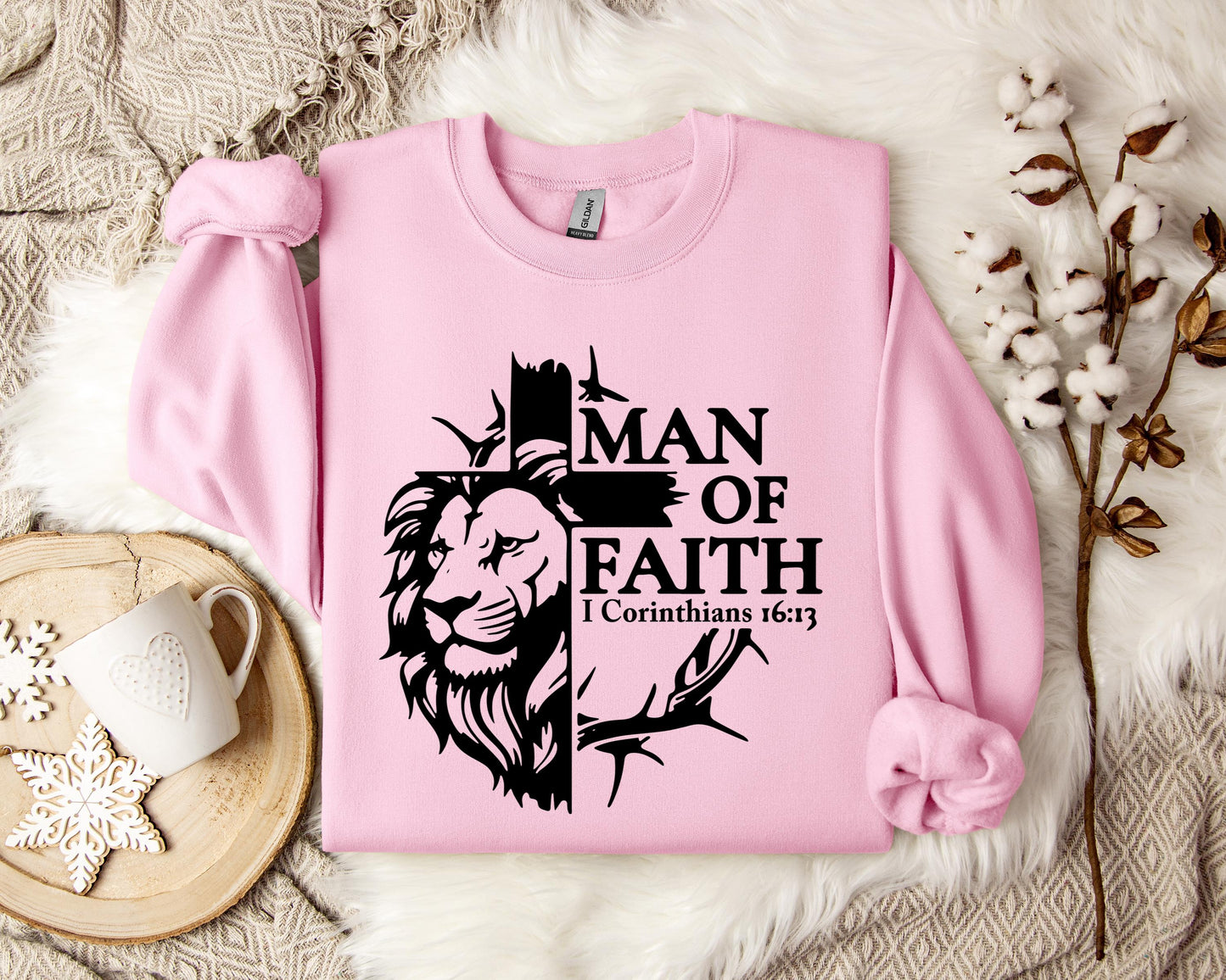 Man Of Faith 1 Corinthians 16.13 2 Sweatshirt