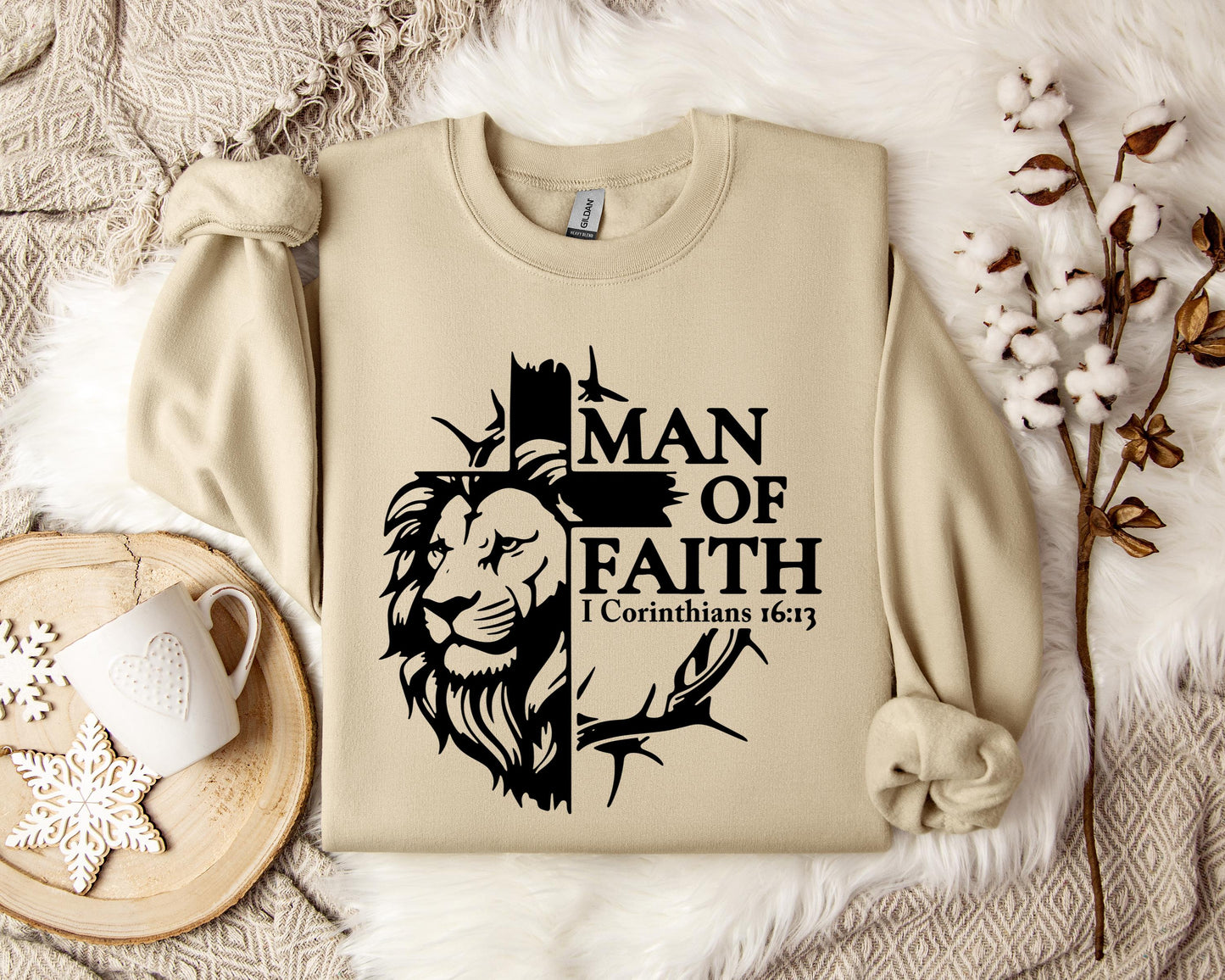 Man Of Faith 1 Corinthians 16.13 2 Sweatshirt