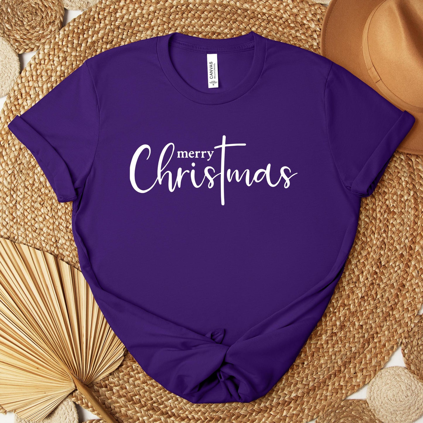 Merry Christmas Cross Premium T-shirt