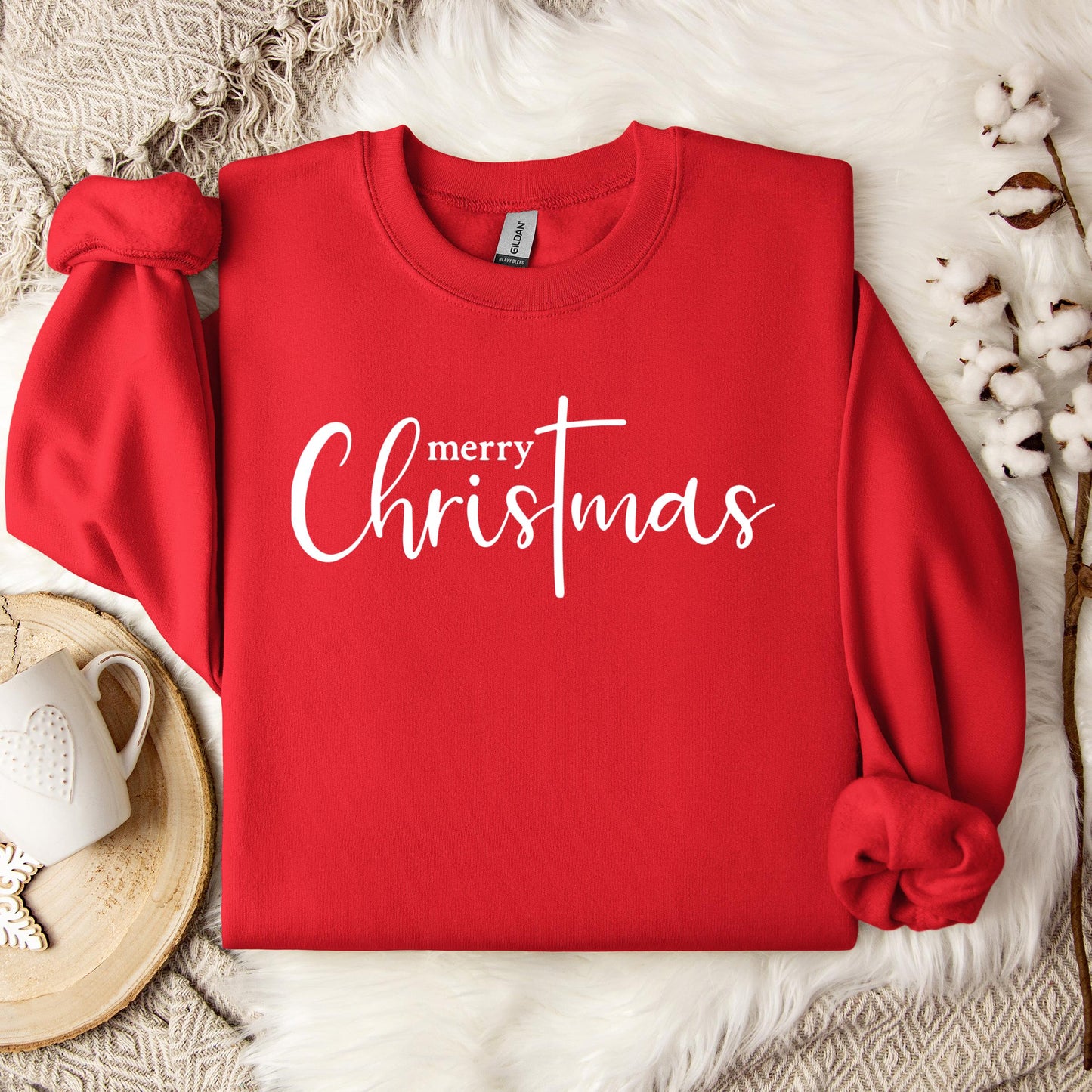 Merry Christmas Cross Sweatshirt