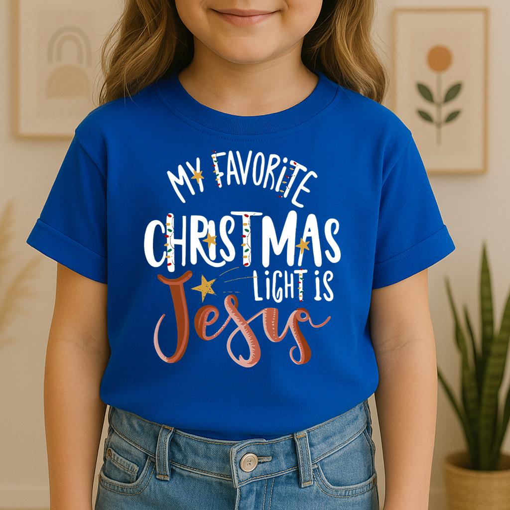 My Favorite Christmas Light Is Jesus