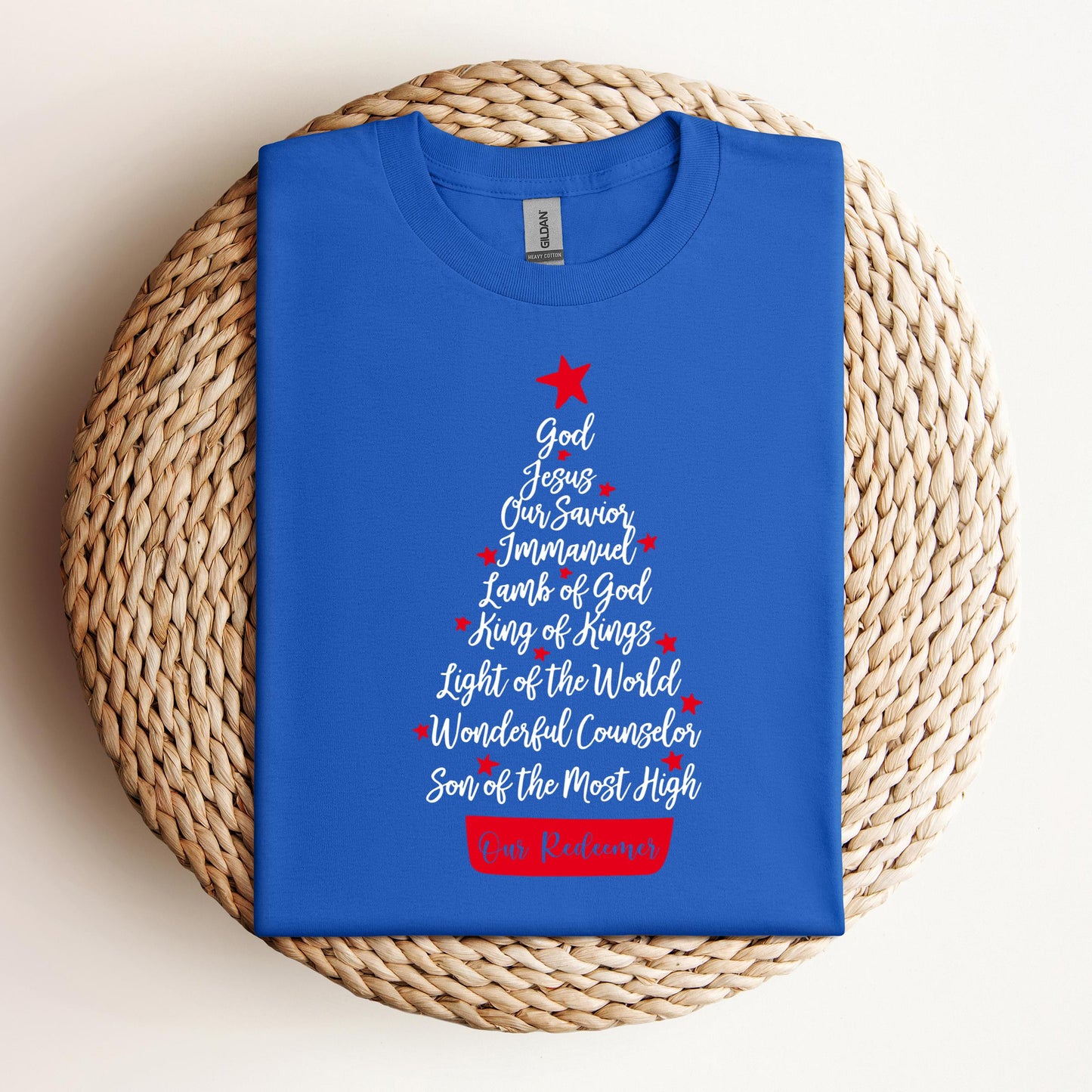 Name Of Jesus Christmas Tree 01