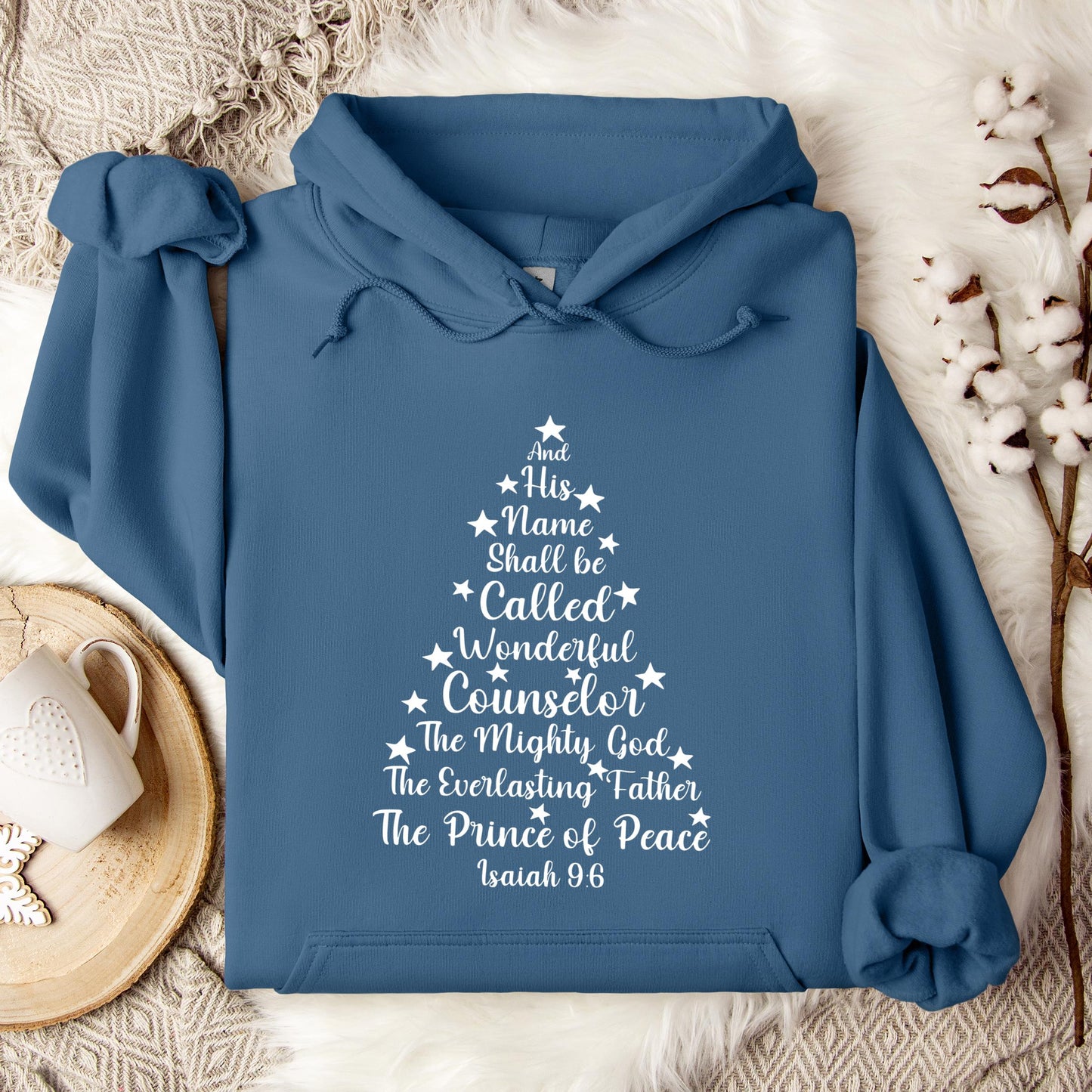 Name Of Jesus Christmas Tree 03 Hoodie