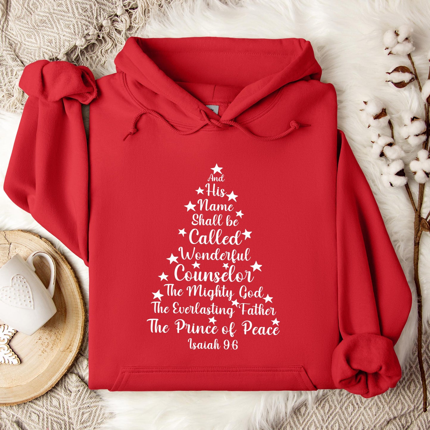 Name Of Jesus Christmas Tree 03 Hoodie