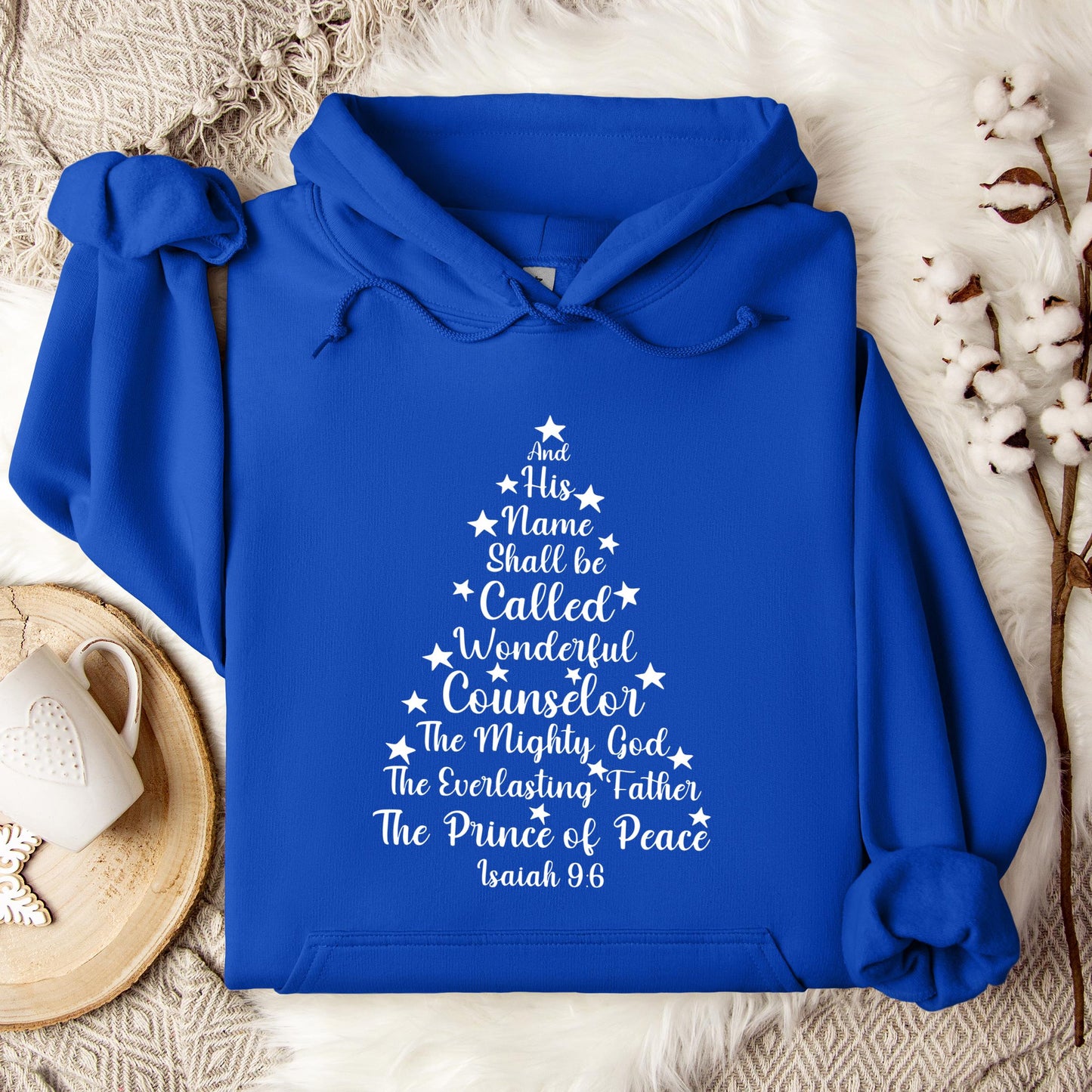 Name Of Jesus Christmas Tree 03 Hoodie