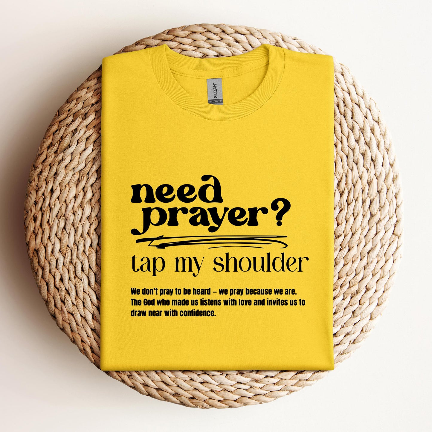 Need Prayer Tap My Shoulder
