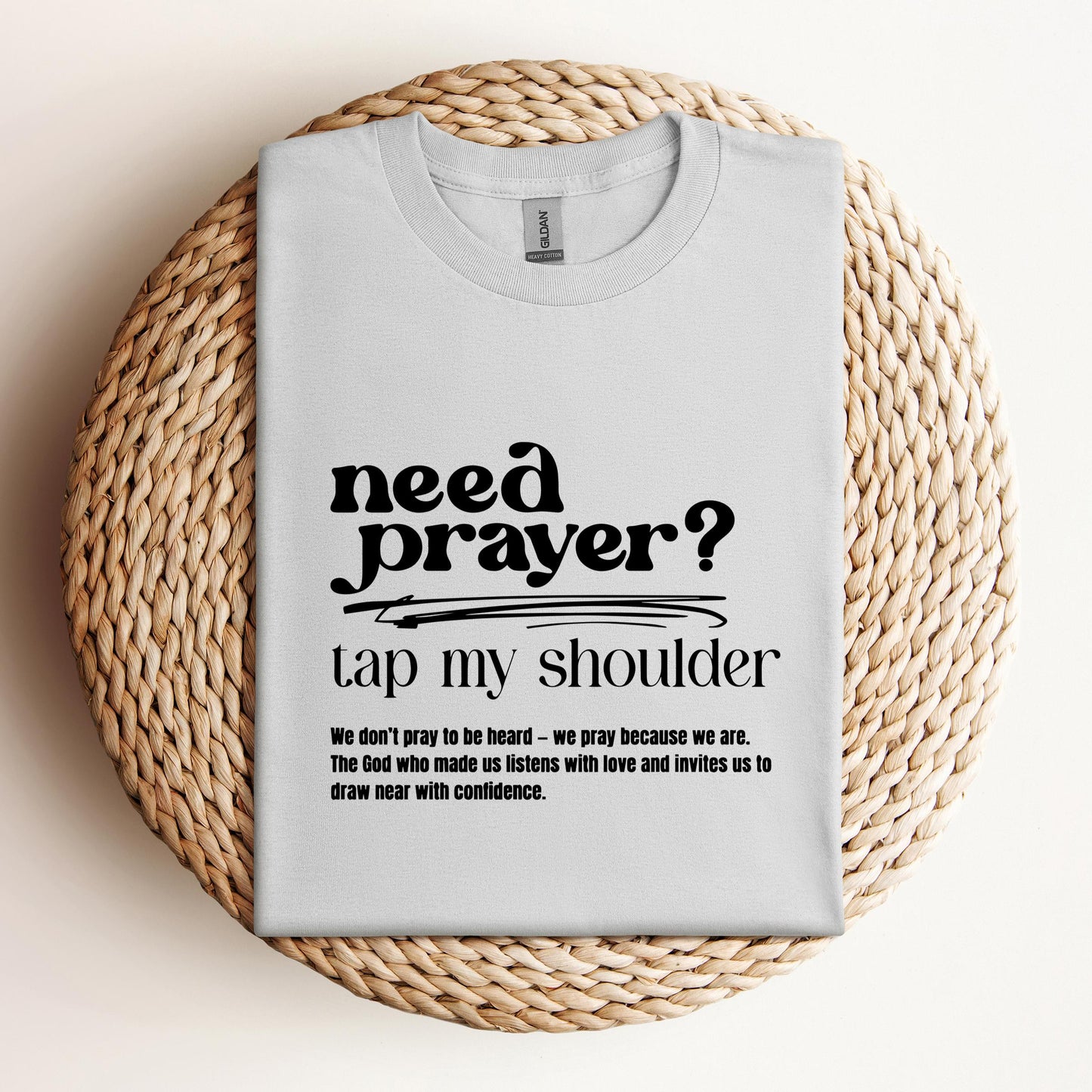 Need Prayer Tap My Shoulder