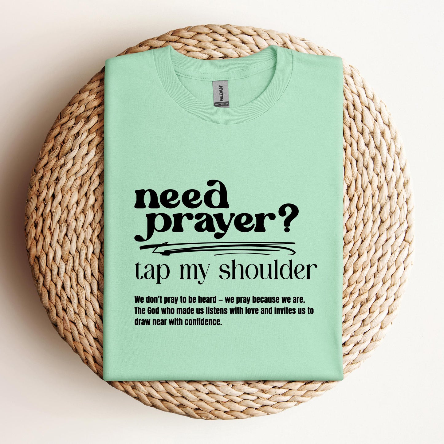 Need Prayer Tap My Shoulder