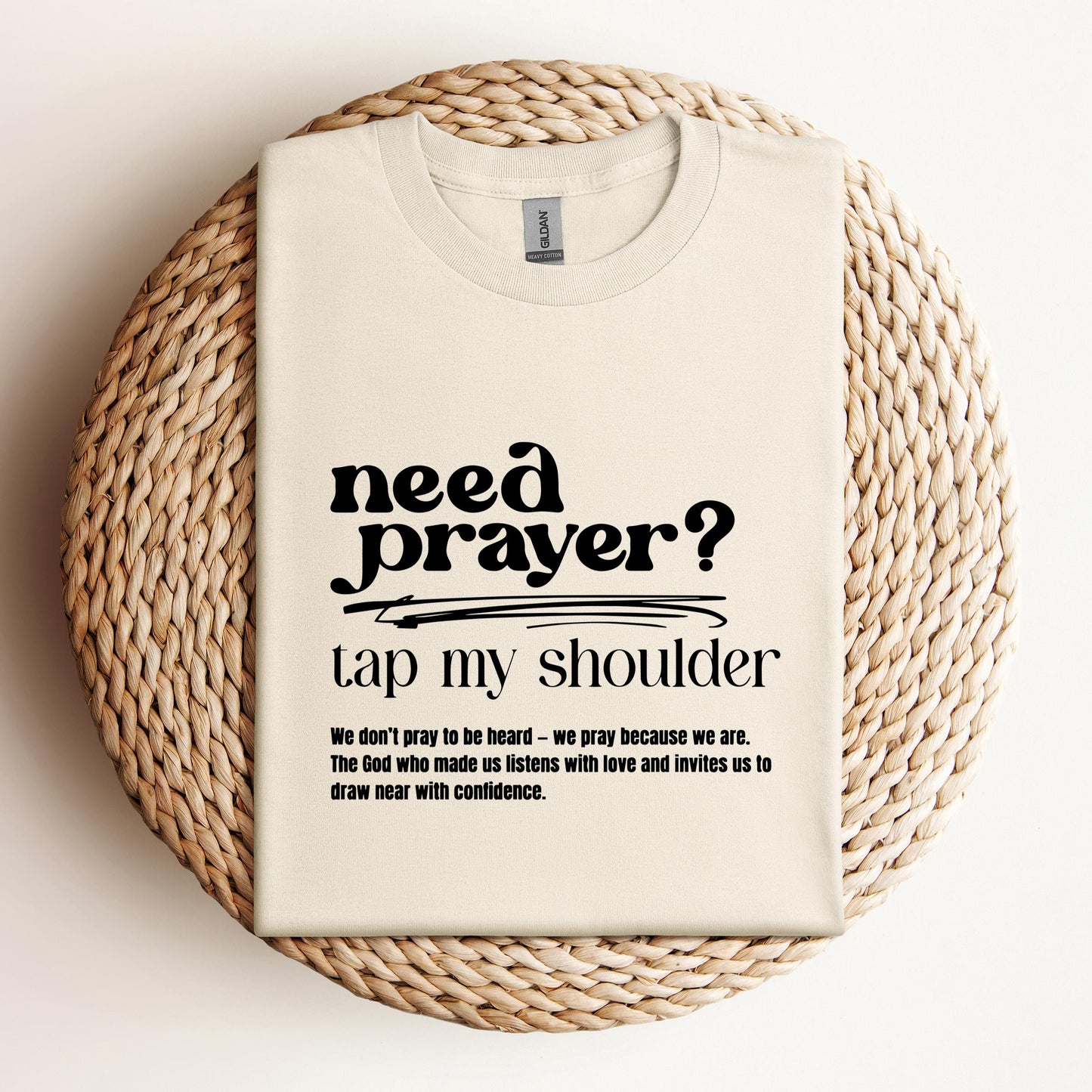 Need Prayer Tap My Shoulder