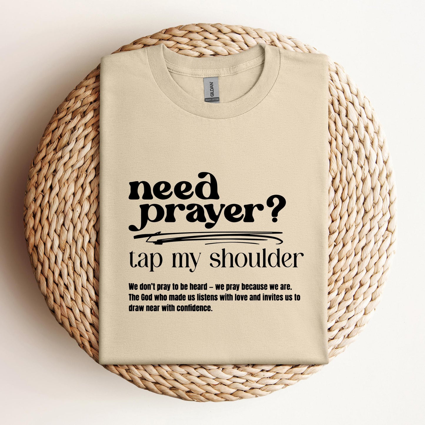 Need Prayer Tap My Shoulder