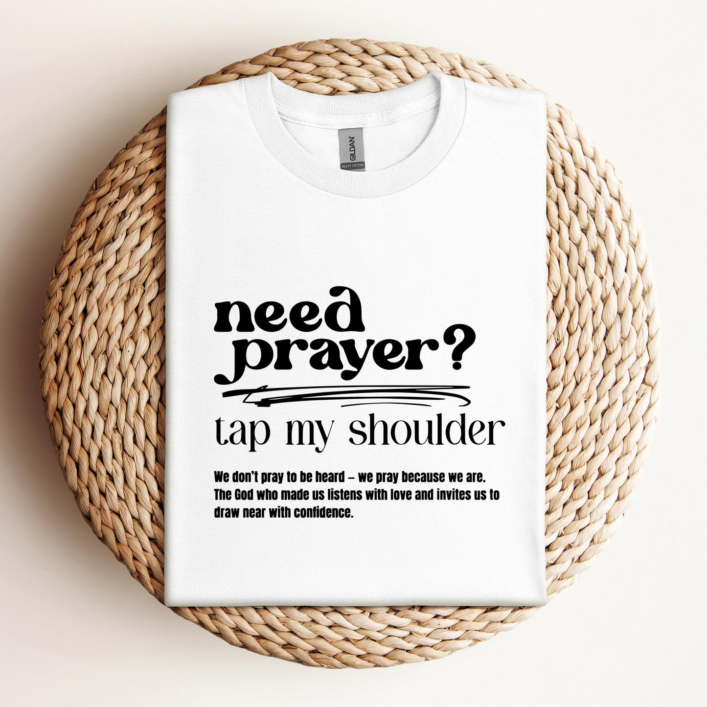 Need Prayer Tap My Shoulder