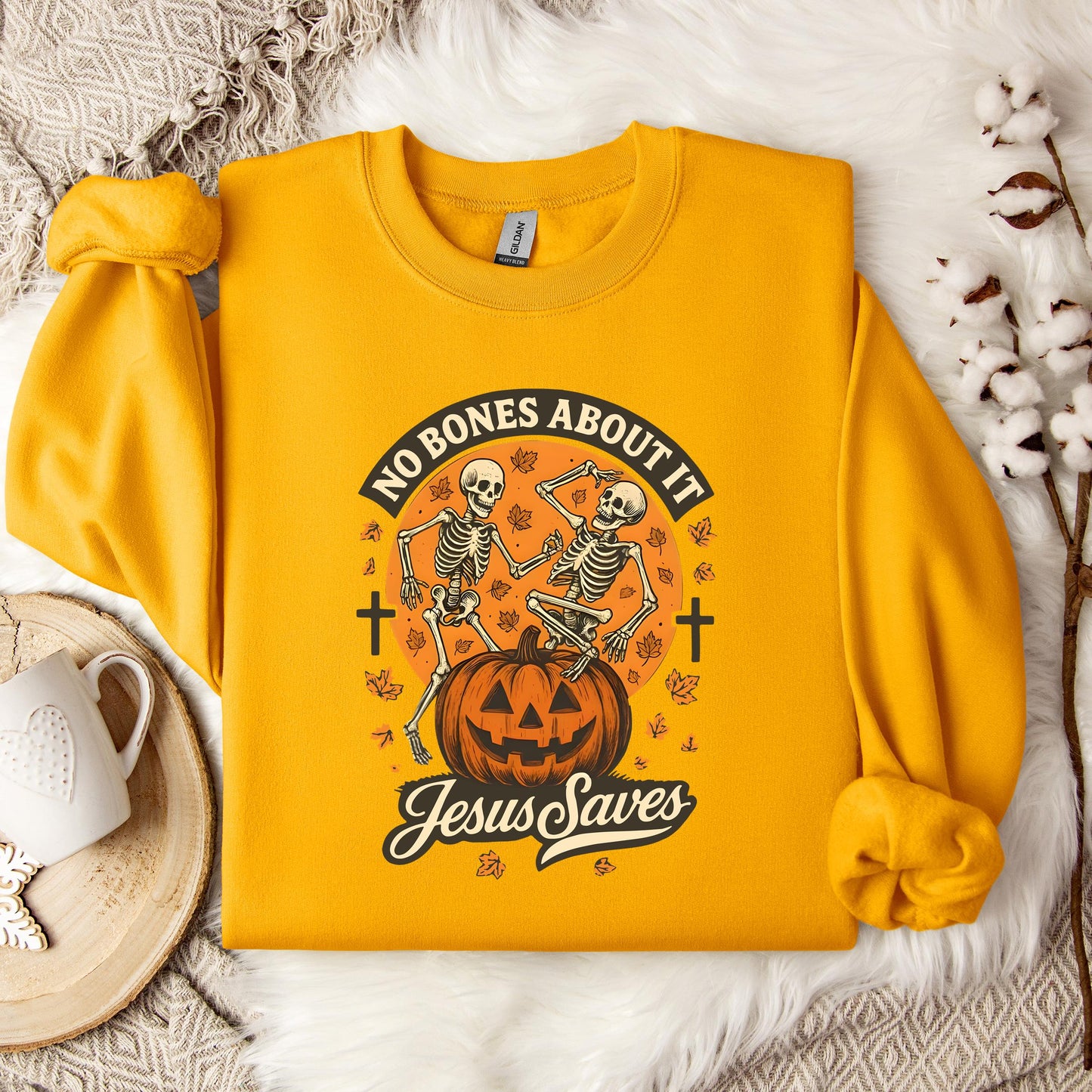 No Bones About It Jesus Saves 01 Sweatshirt