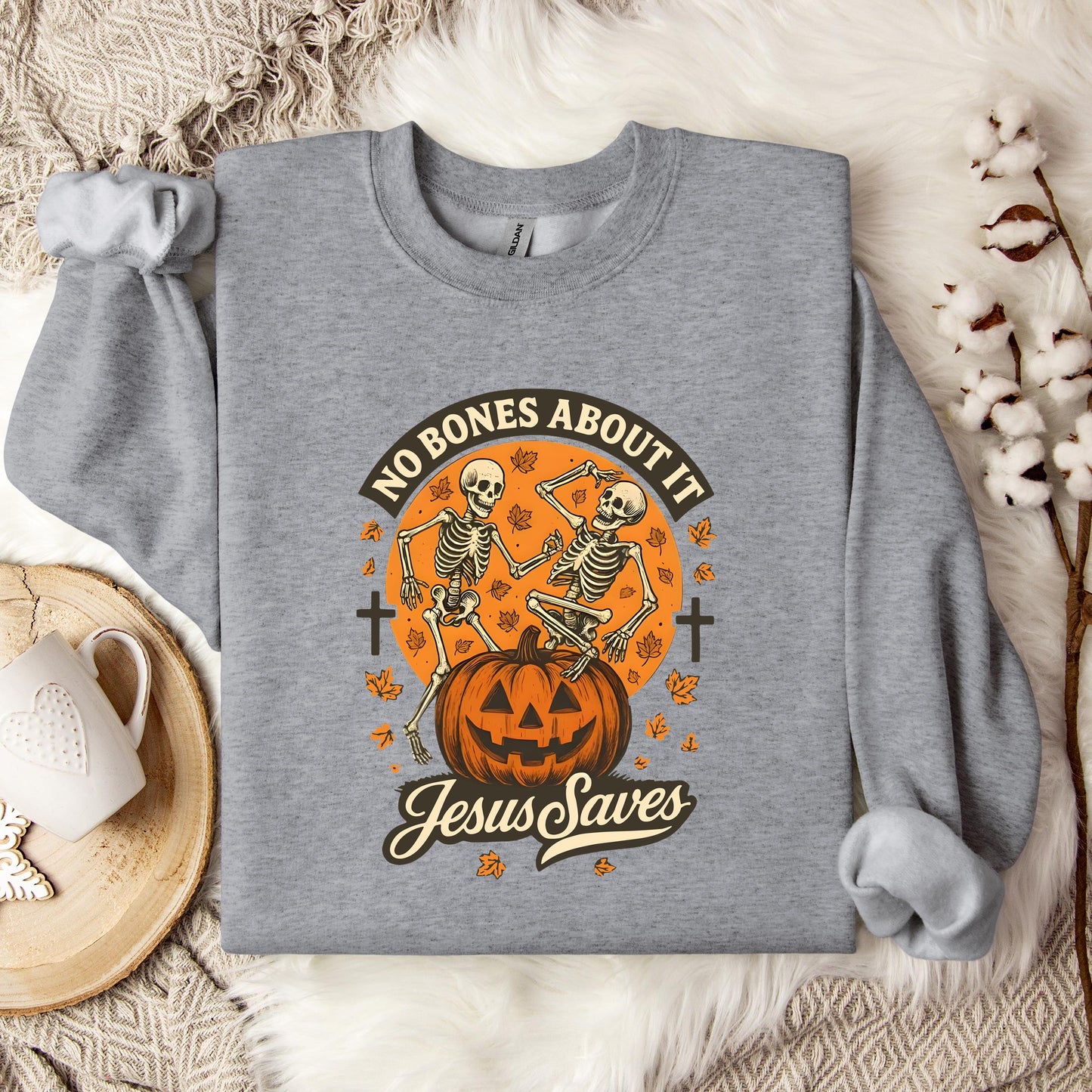 No Bones About It Jesus Saves 01 Sweatshirt