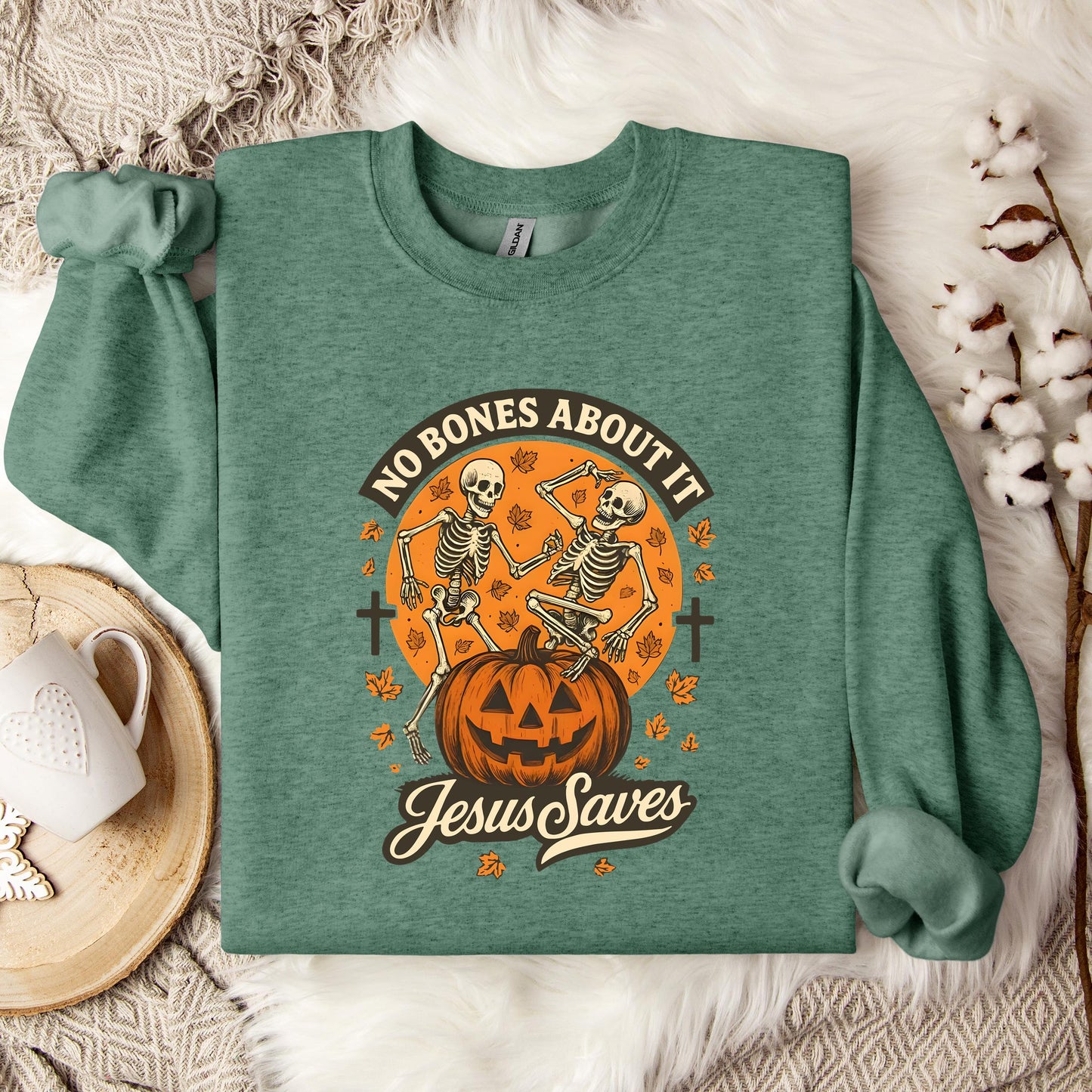 No Bones About It Jesus Saves 01 Sweatshirt