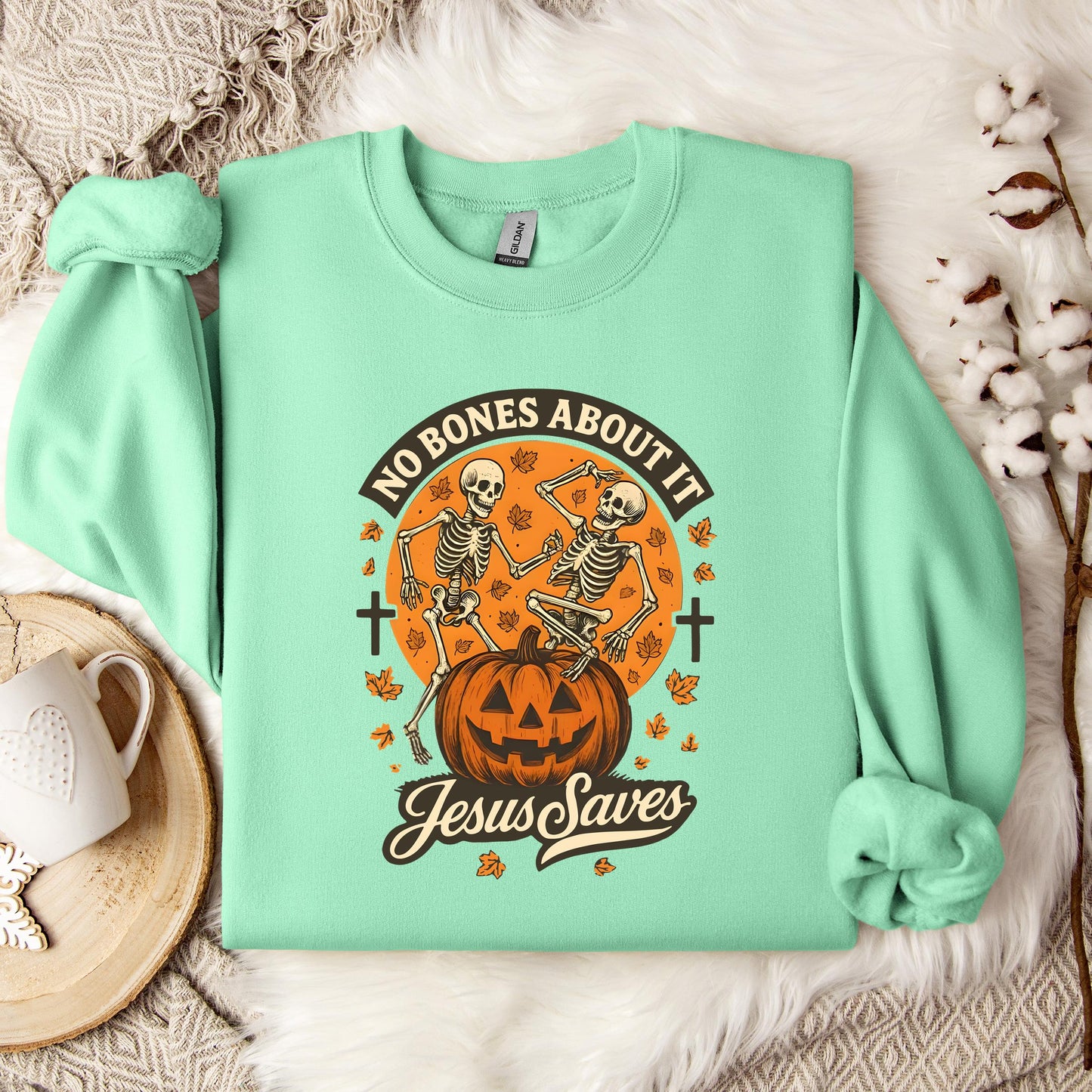 No Bones About It Jesus Saves 01 Sweatshirt