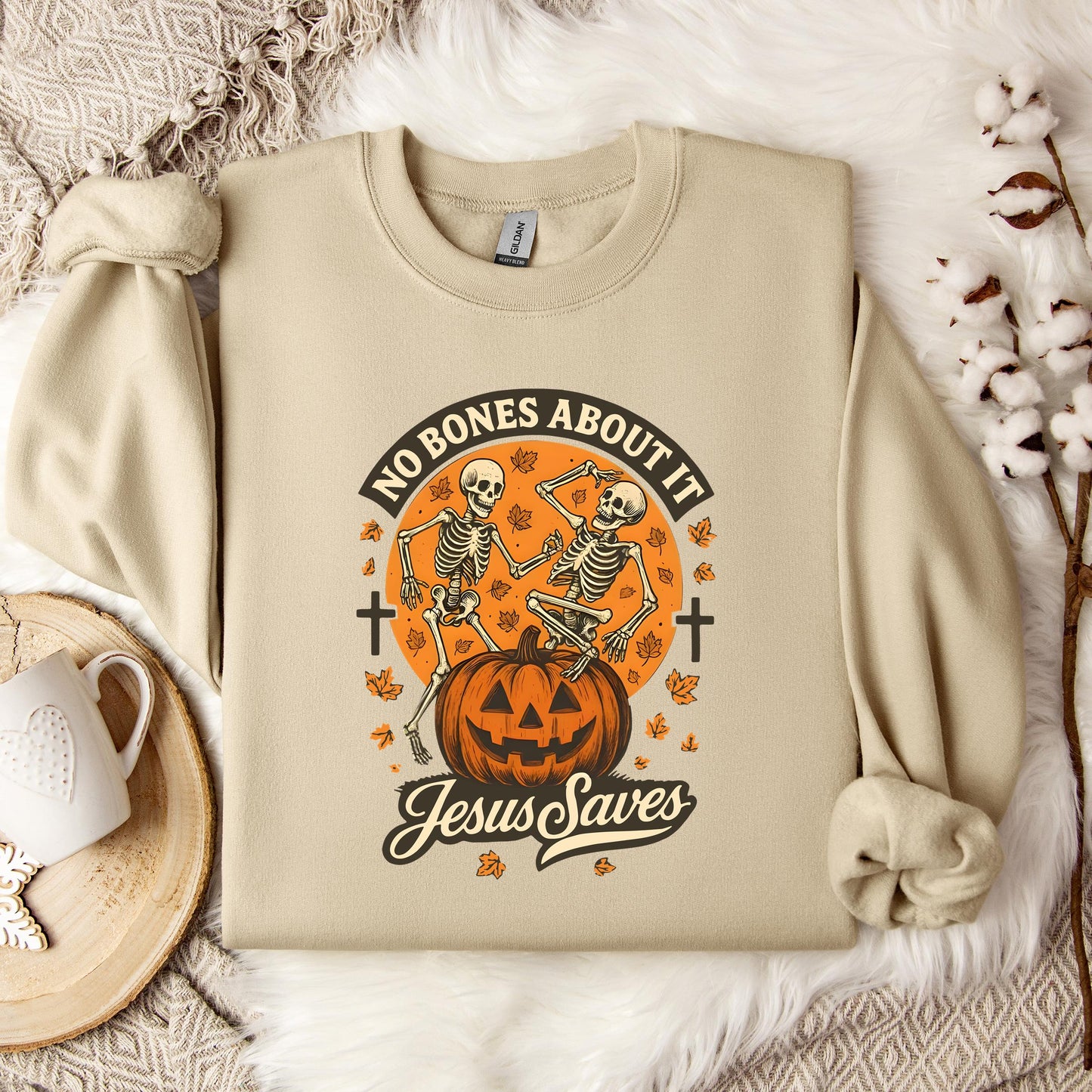 No Bones About It Jesus Saves 01 Sweatshirt