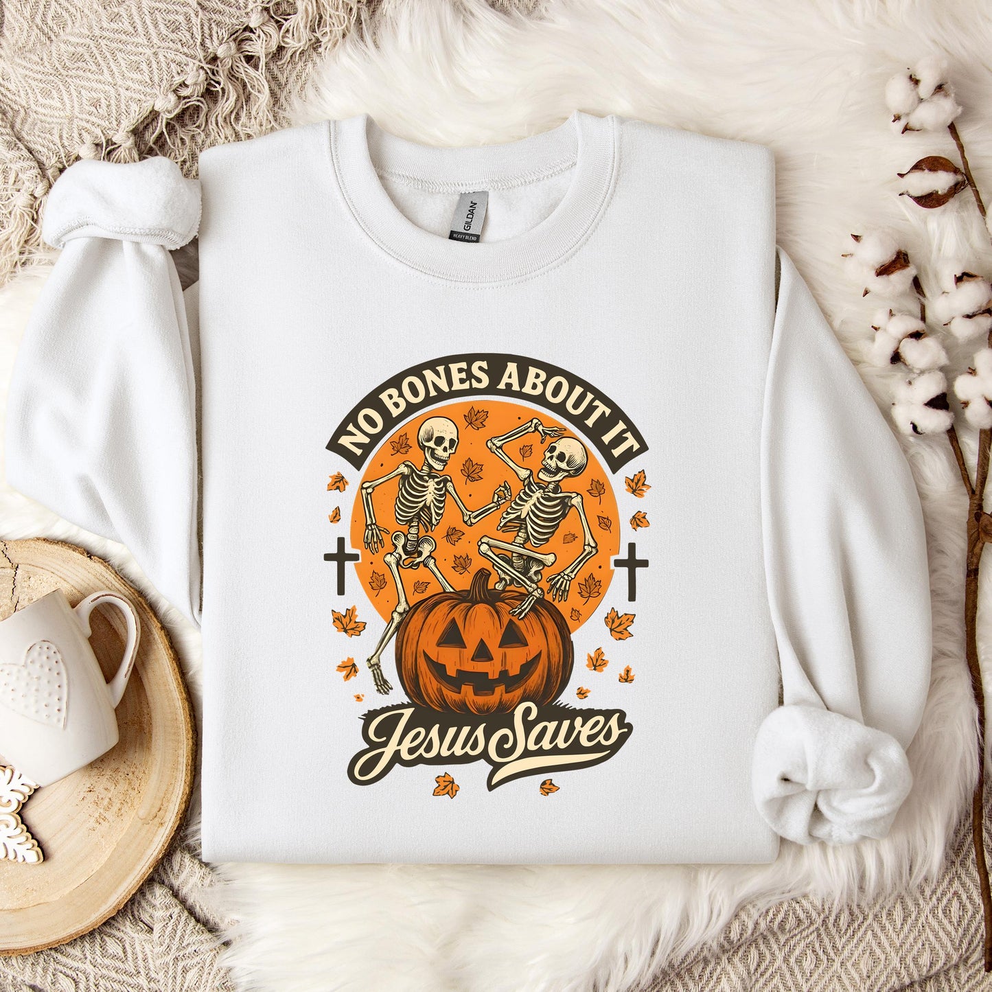 No Bones About It Jesus Saves 01 Sweatshirt