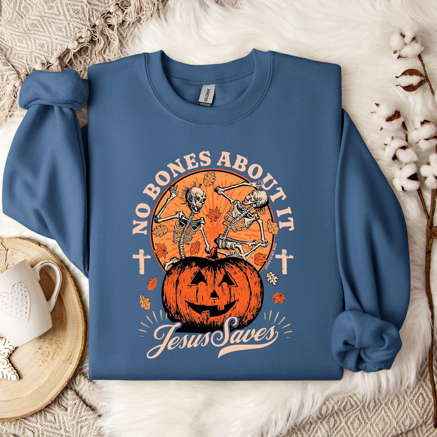 No Bones About It Jesus Saves Sweatshirt