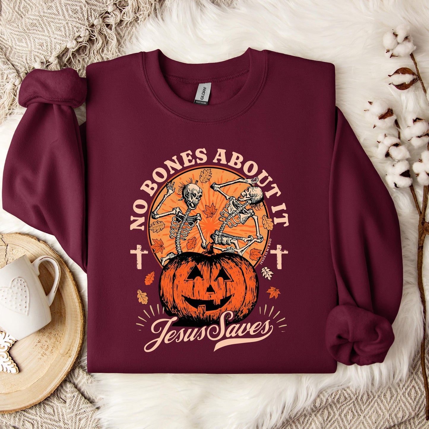 No Bones About It Jesus Saves Sweatshirt