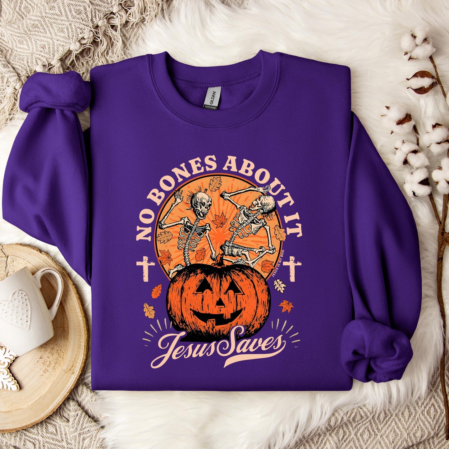 No Bones About It Jesus Saves Sweatshirt