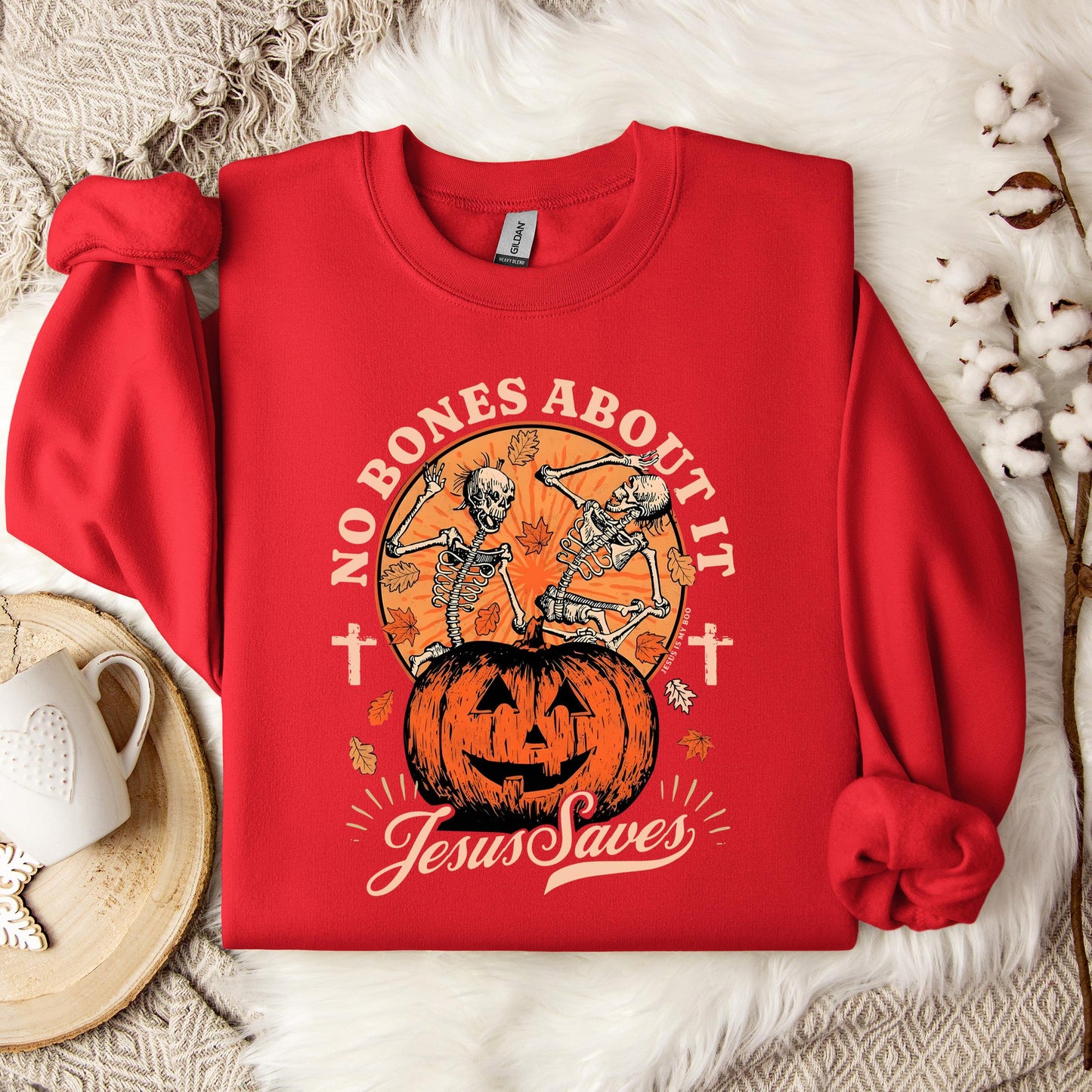 No Bones About It Jesus Saves Sweatshirt