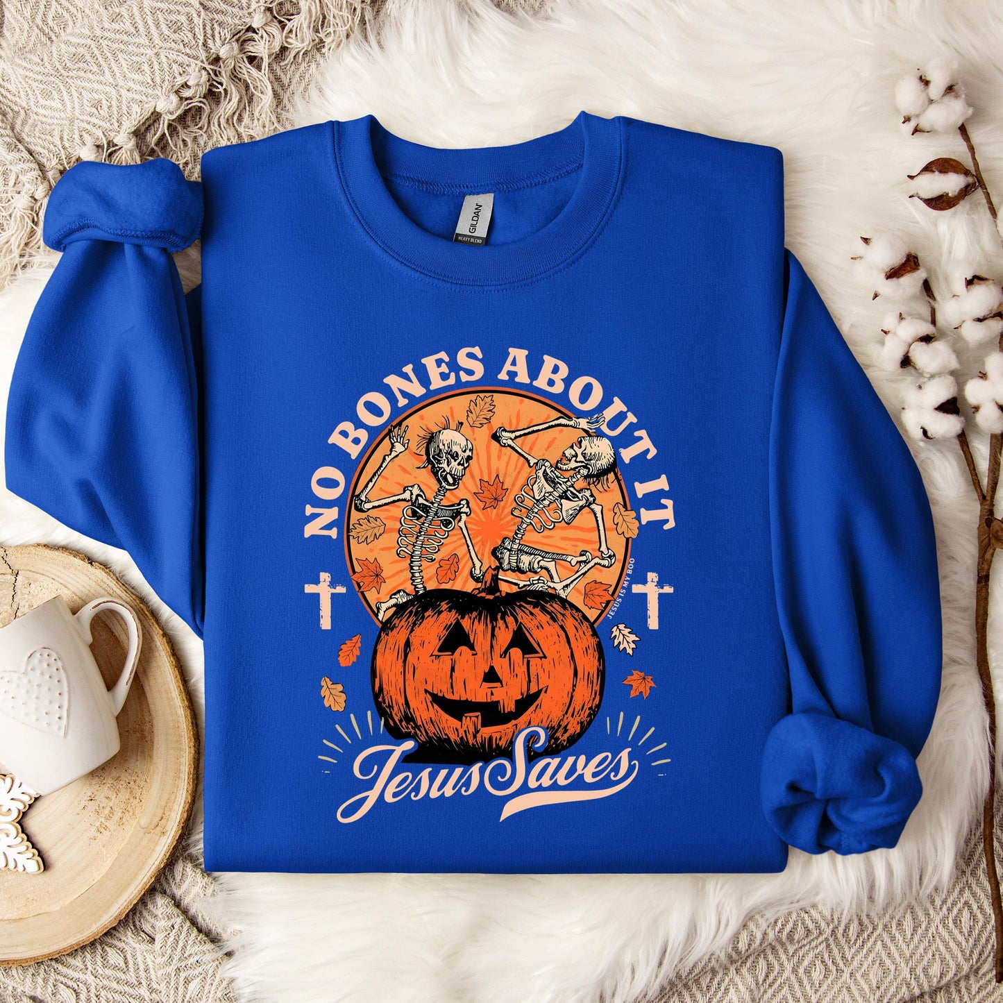 No Bones About It Jesus Saves Sweatshirt