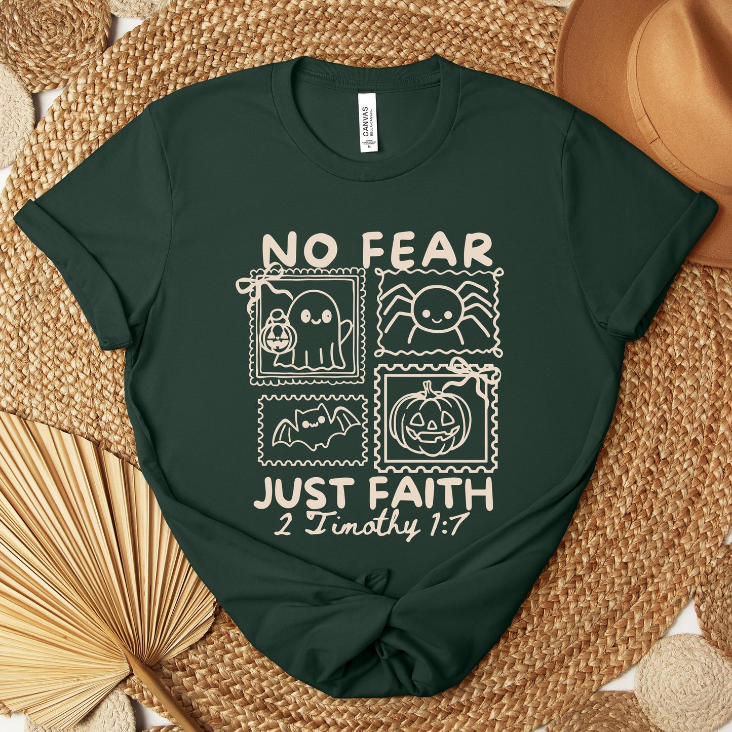 No Fear Just Faith 2 Timothy 1.7 Premium T-shirt