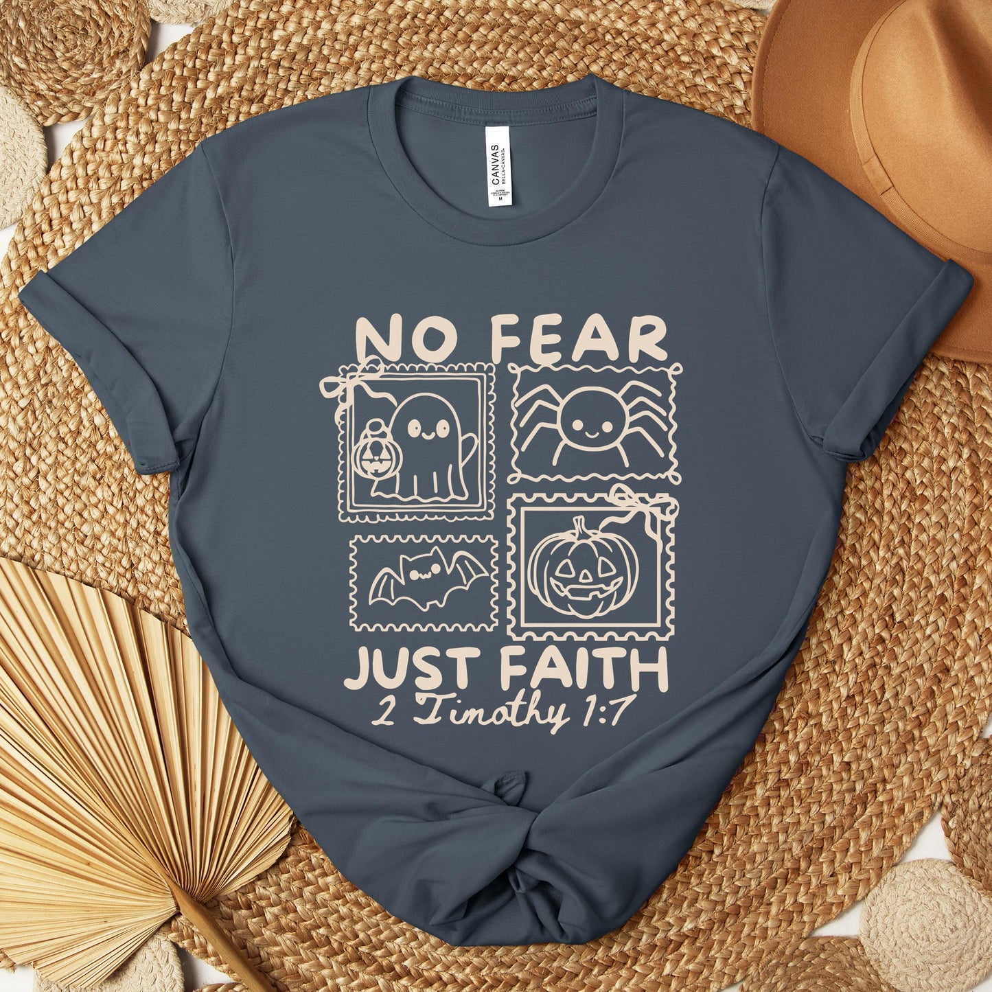 No Fear Just Faith 2 Timothy 1.7 Premium T-shirt