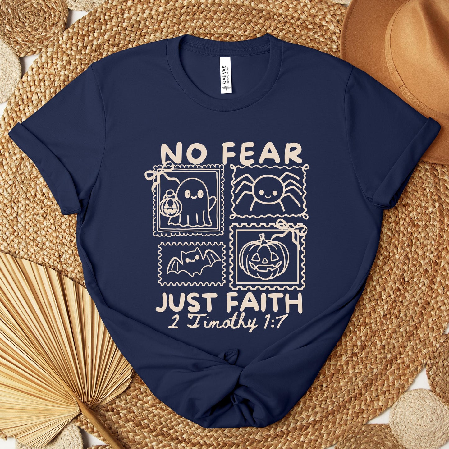 No Fear Just Faith 2 Timothy 1.7 Premium T-shirt
