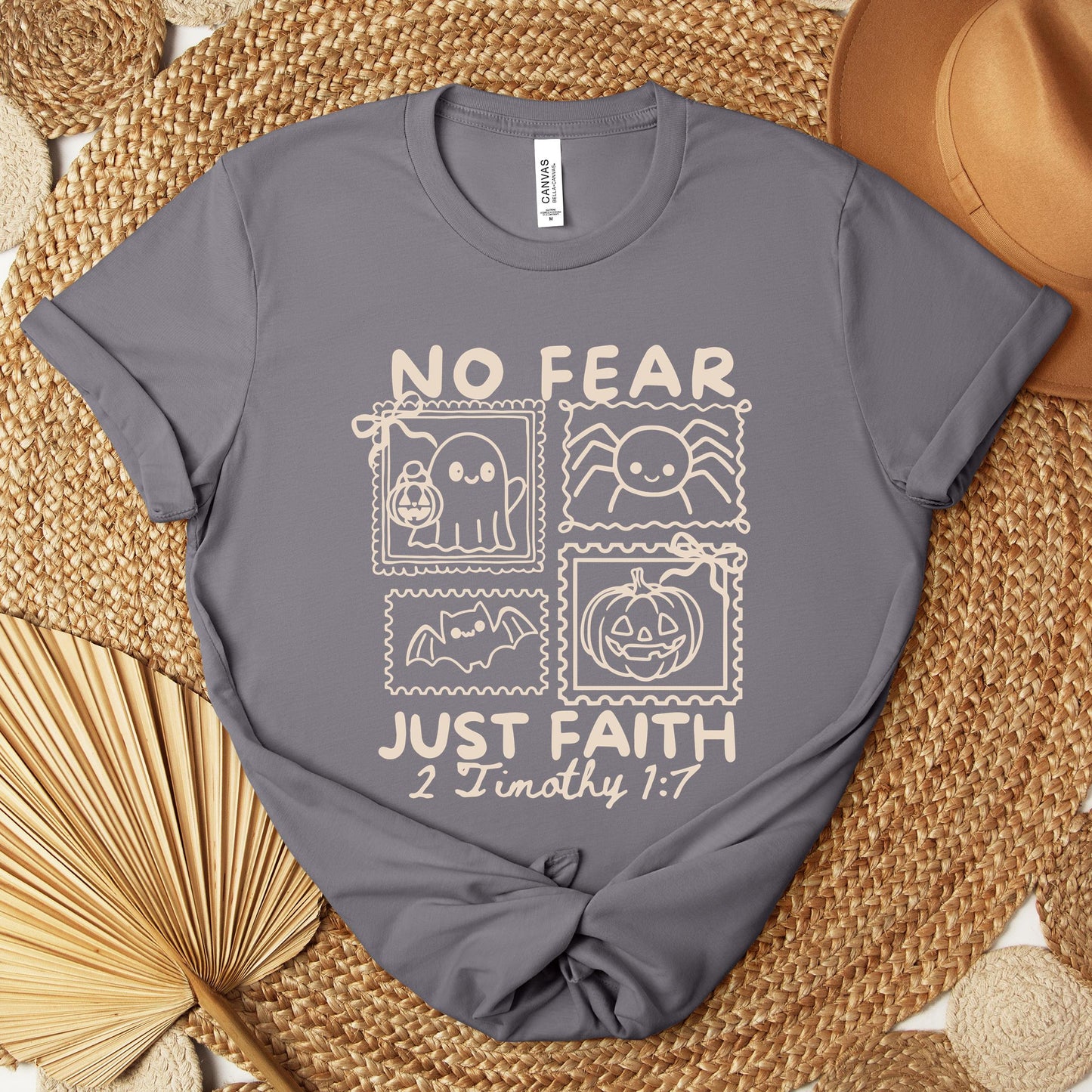 No Fear Just Faith 2 Timothy 1.7 Premium T-shirt