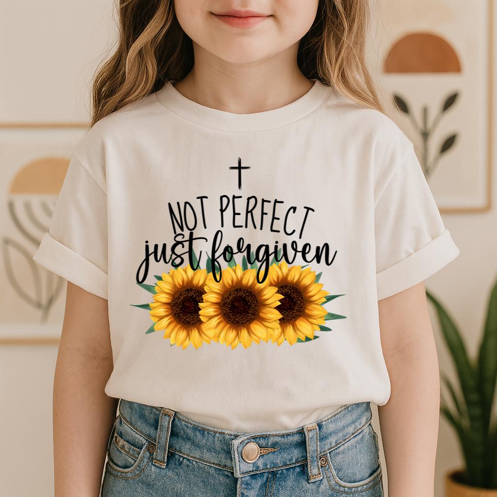 Not Perfect Just Forgiven Sunflower 03