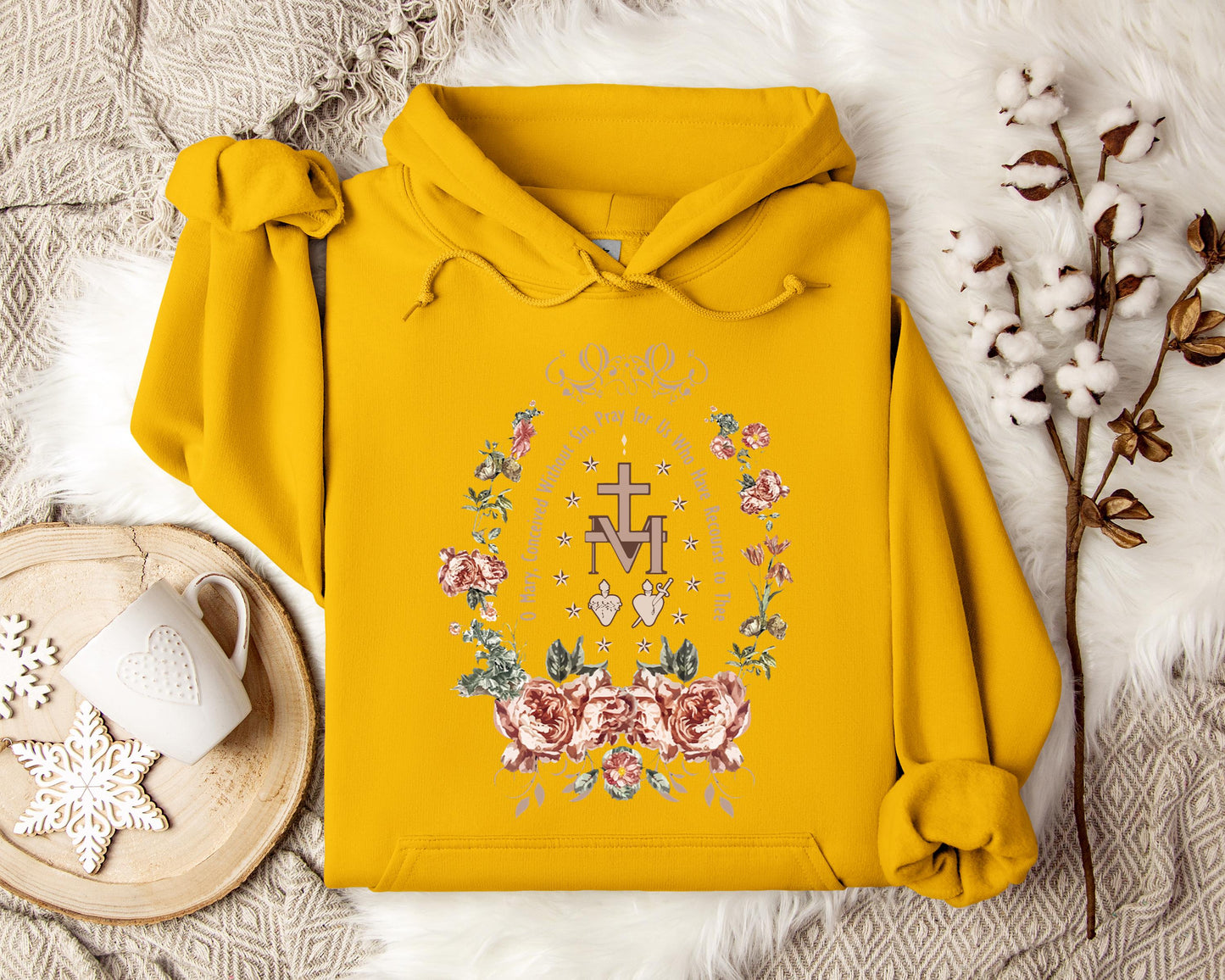 O Mary Conceived Without Sin Pray For Us Who Have Recourse To Thee Hoodie