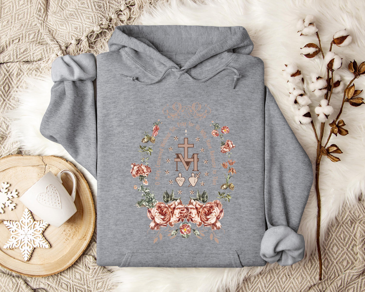 O Mary Conceived Without Sin Pray For Us Who Have Recourse To Thee Hoodie