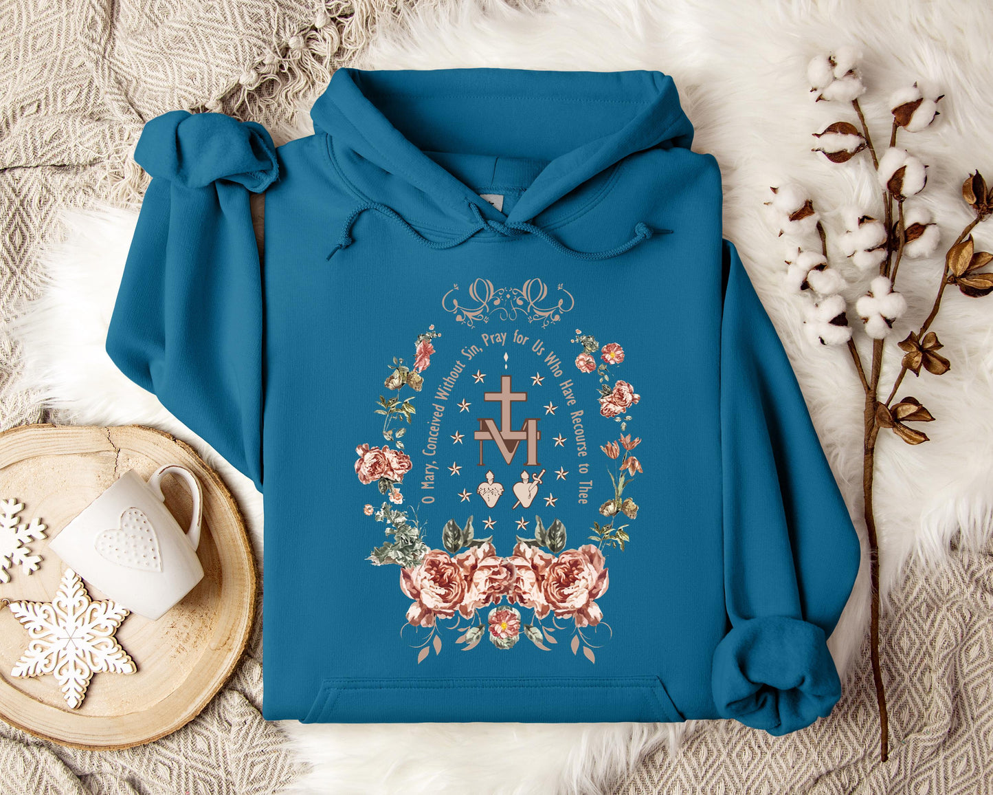 O Mary Conceived Without Sin Pray For Us Who Have Recourse To Thee Hoodie